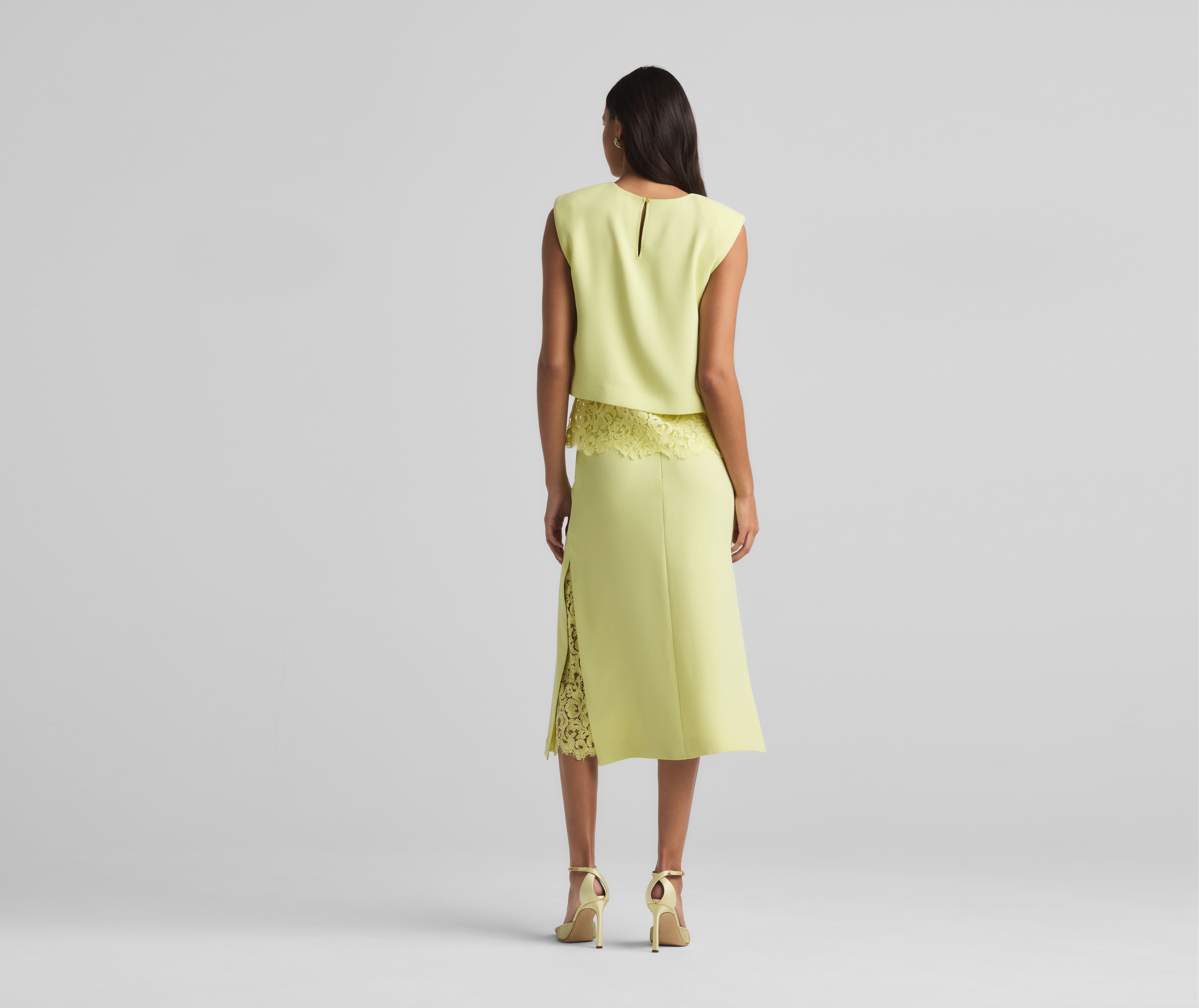 【suzen】kirink shirring lace skirt Shirred Lace Mini Skirt CM531 - Acubi style | LEWKIN