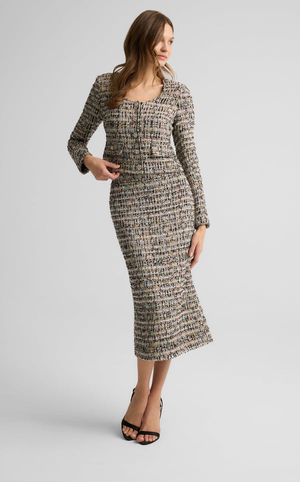 Loren Skirt in Cienega Tweed