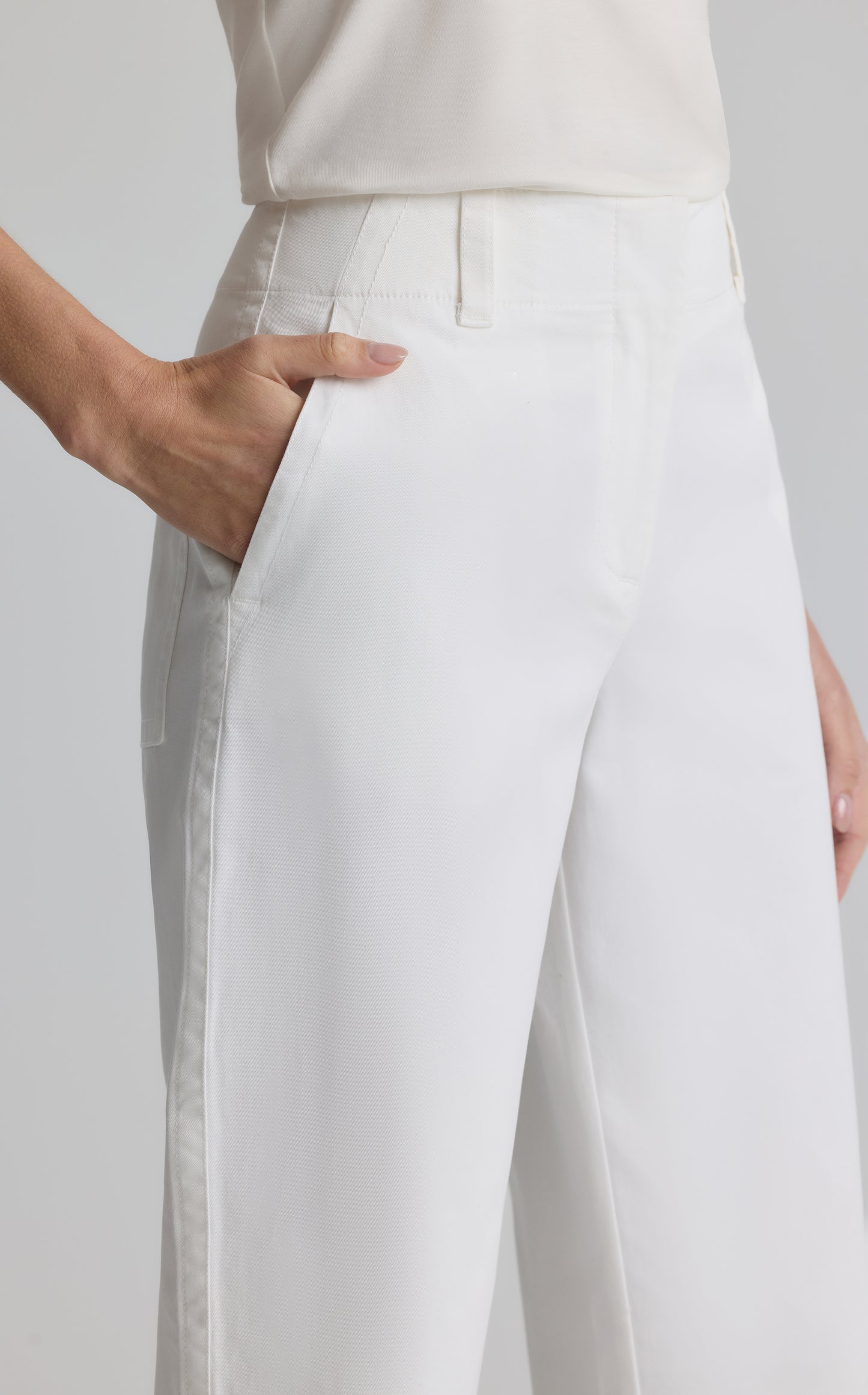 Stretch Cotton Canvas Pant