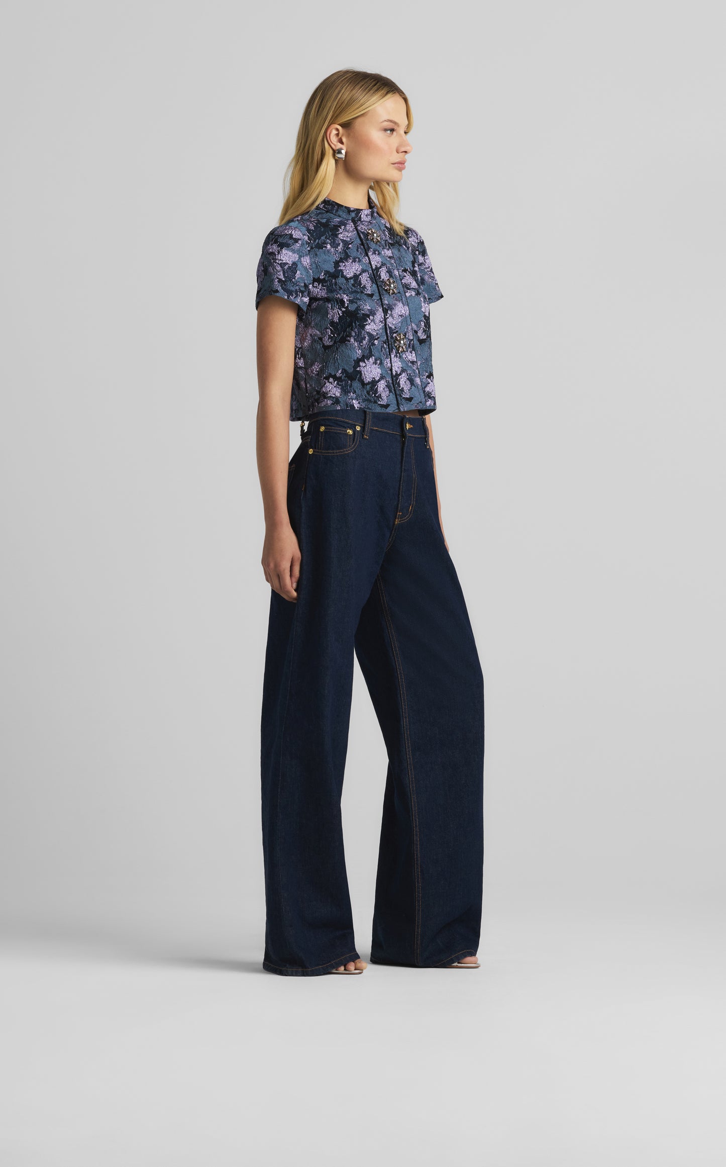 High Waist Wide Leg Jean
