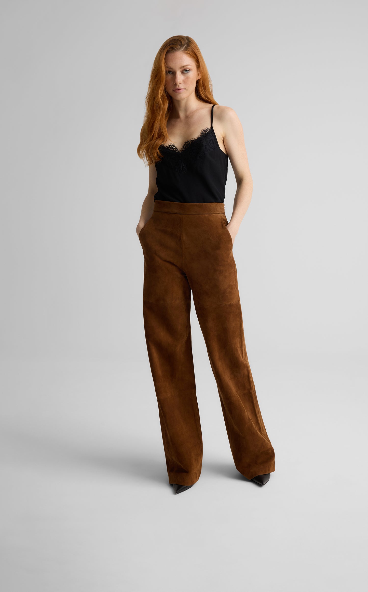 Kinney Pant in Suede