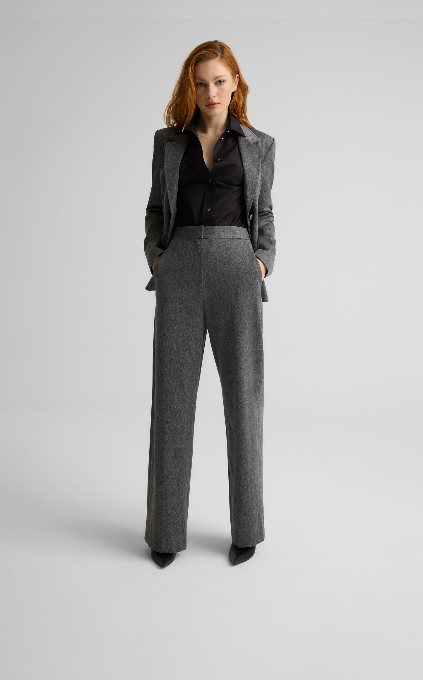 Maddie Pant in Stretch Twill Suiting