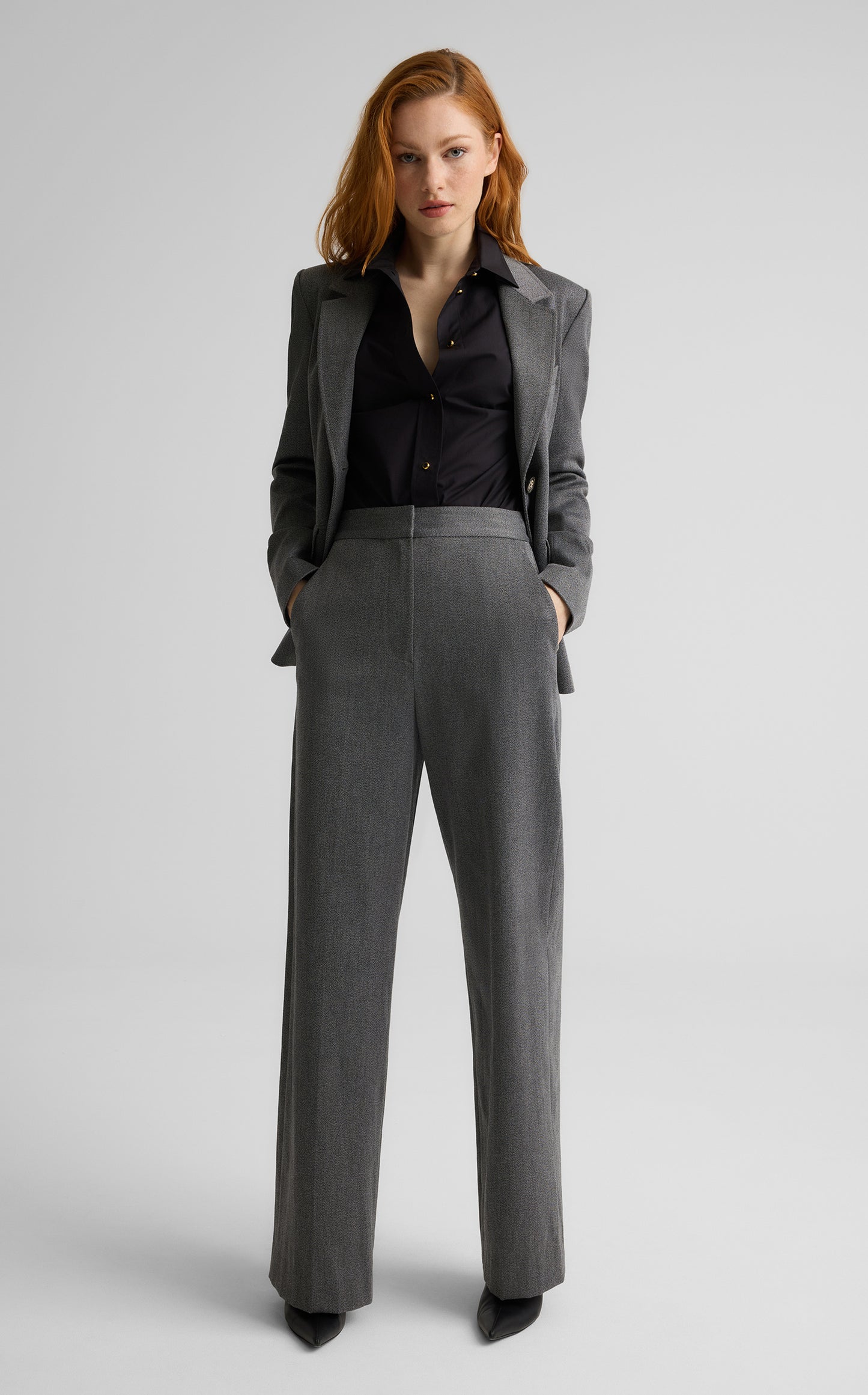 Maddie Pant in Stretch Twill Suiting