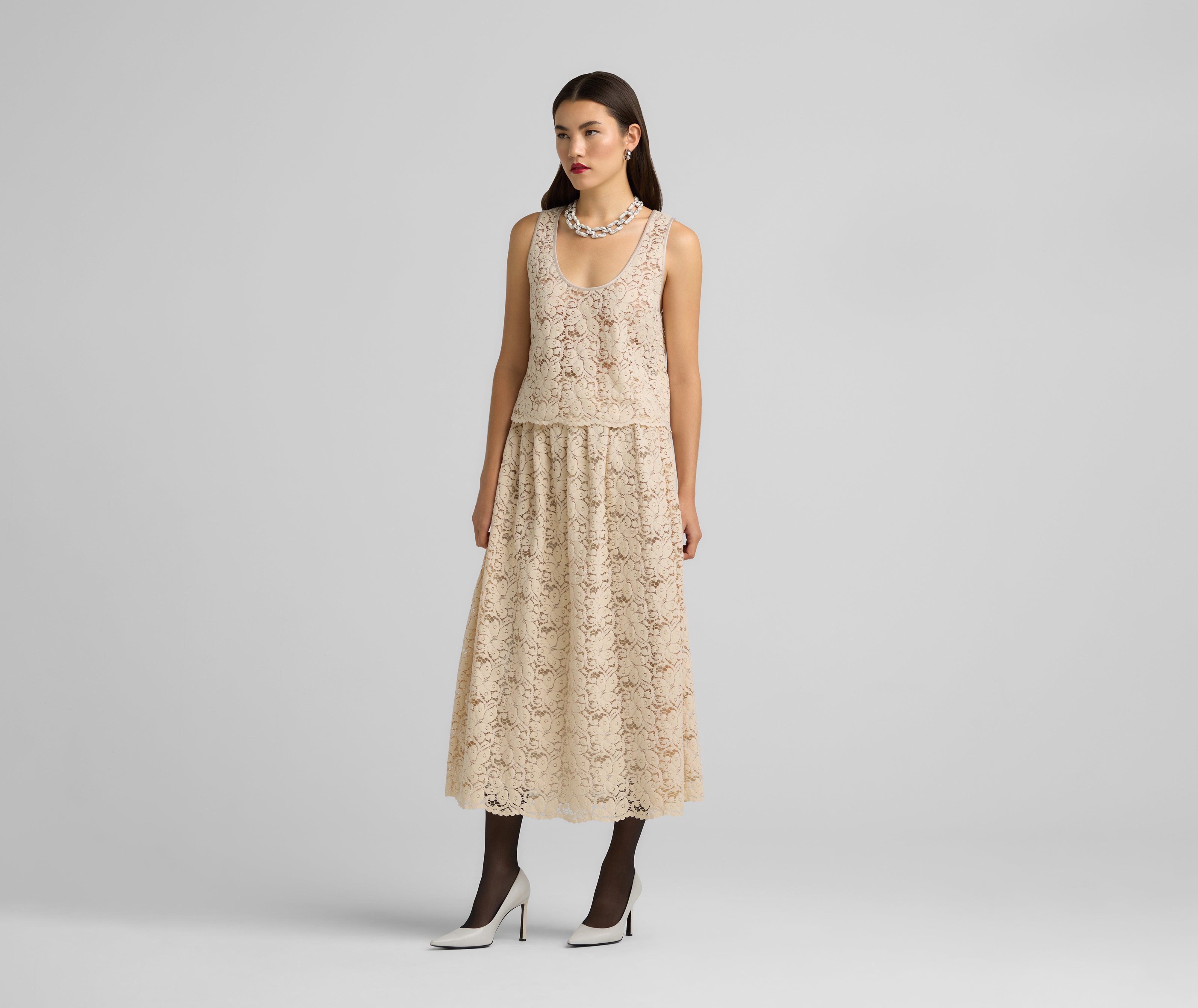 トップス pon Guipure Lace Tank – St. John Knits