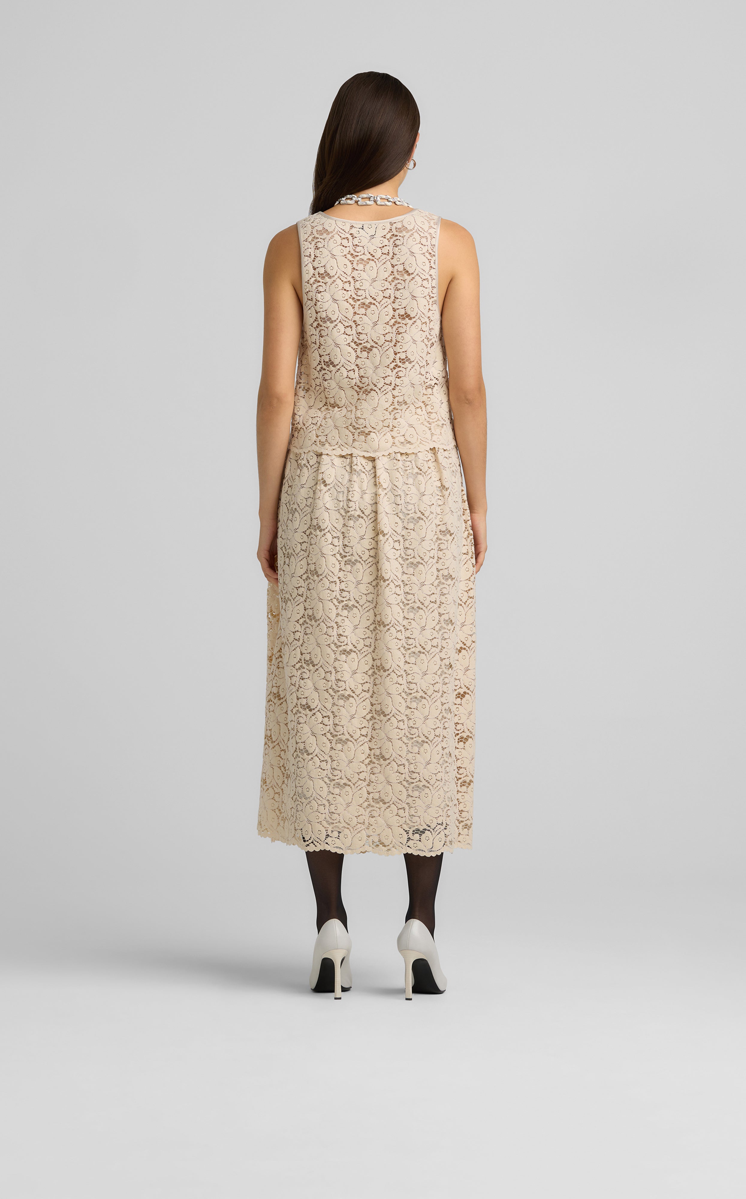 Guipure Lace Tank – St. John Knits