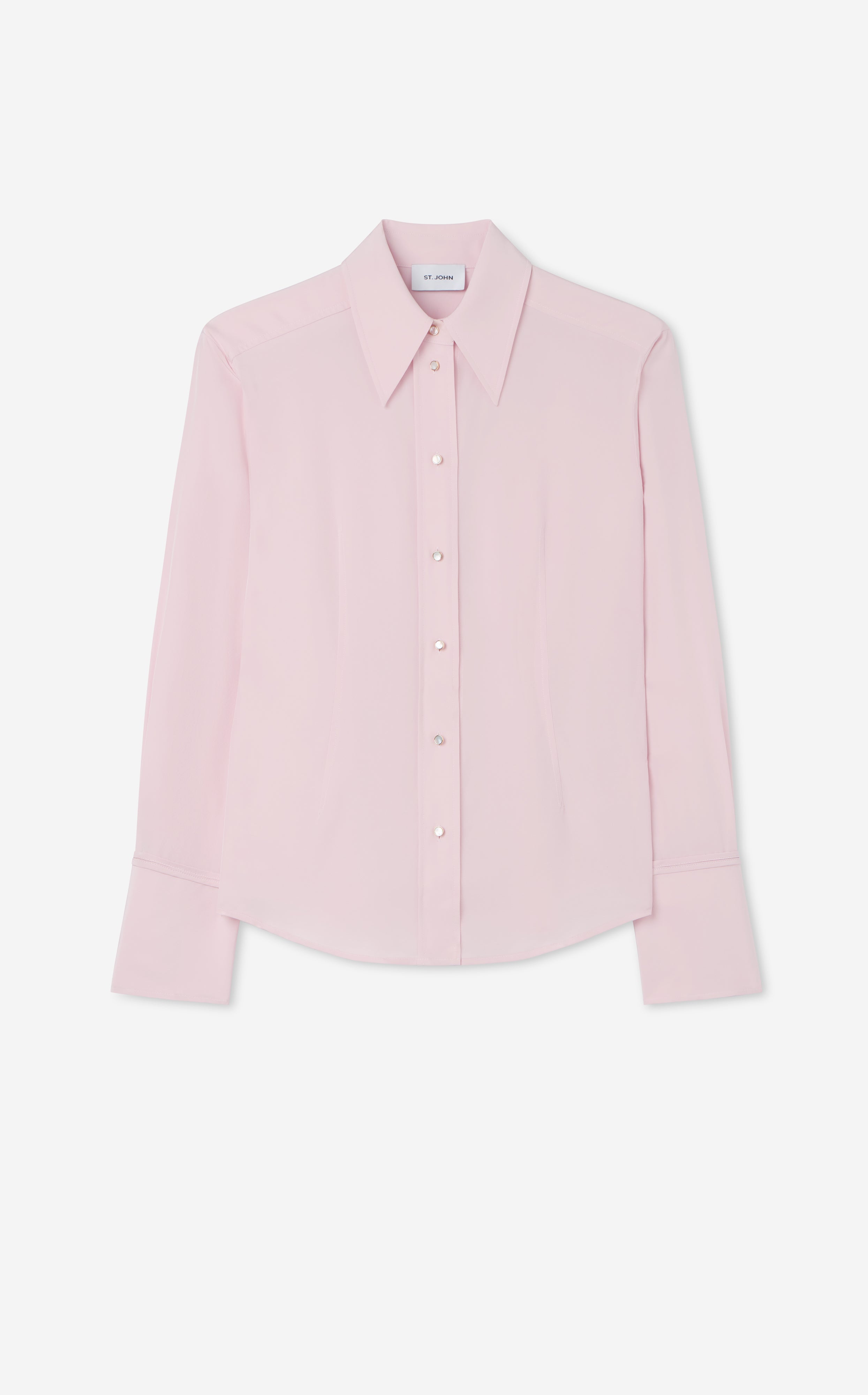 Silk Crepe de Chine Blouse – St. John Knits