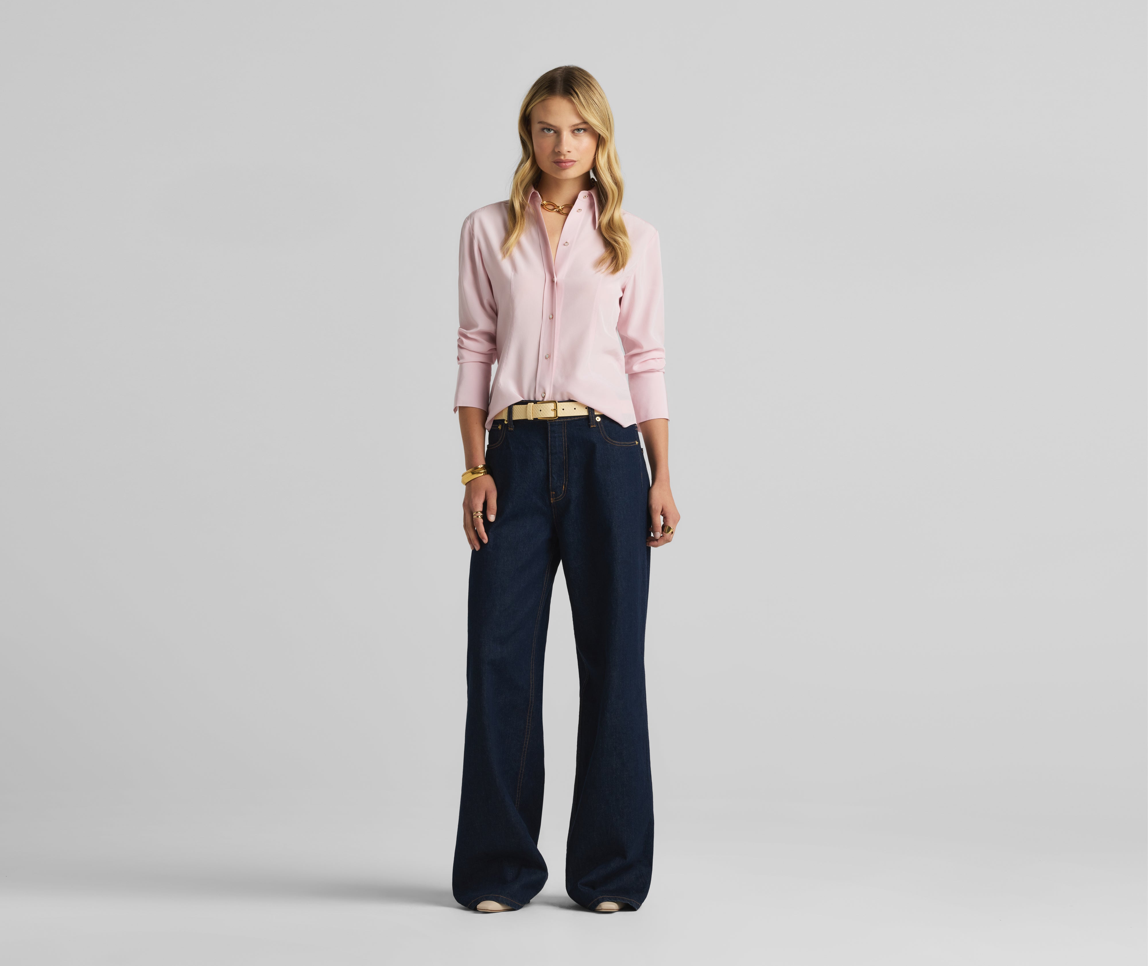 CHIEKO＋　silk tee blouse CHIEKO＋ silk tee blouse