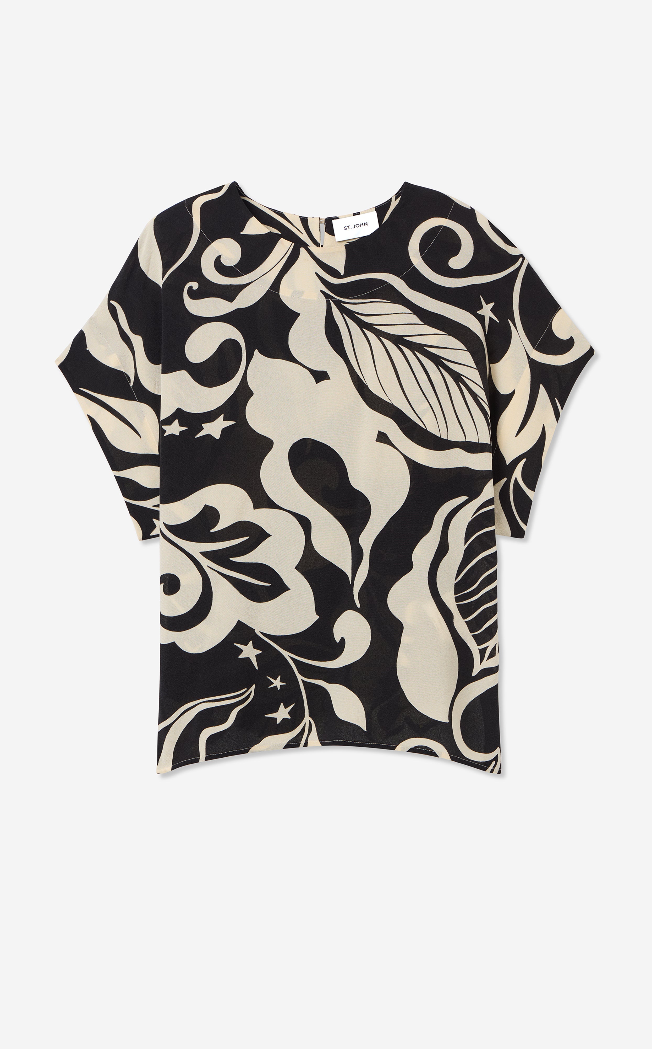 トップス JOHN BLACK FITTED CUT-OUT TOP Black Cutout Tops | Windsor