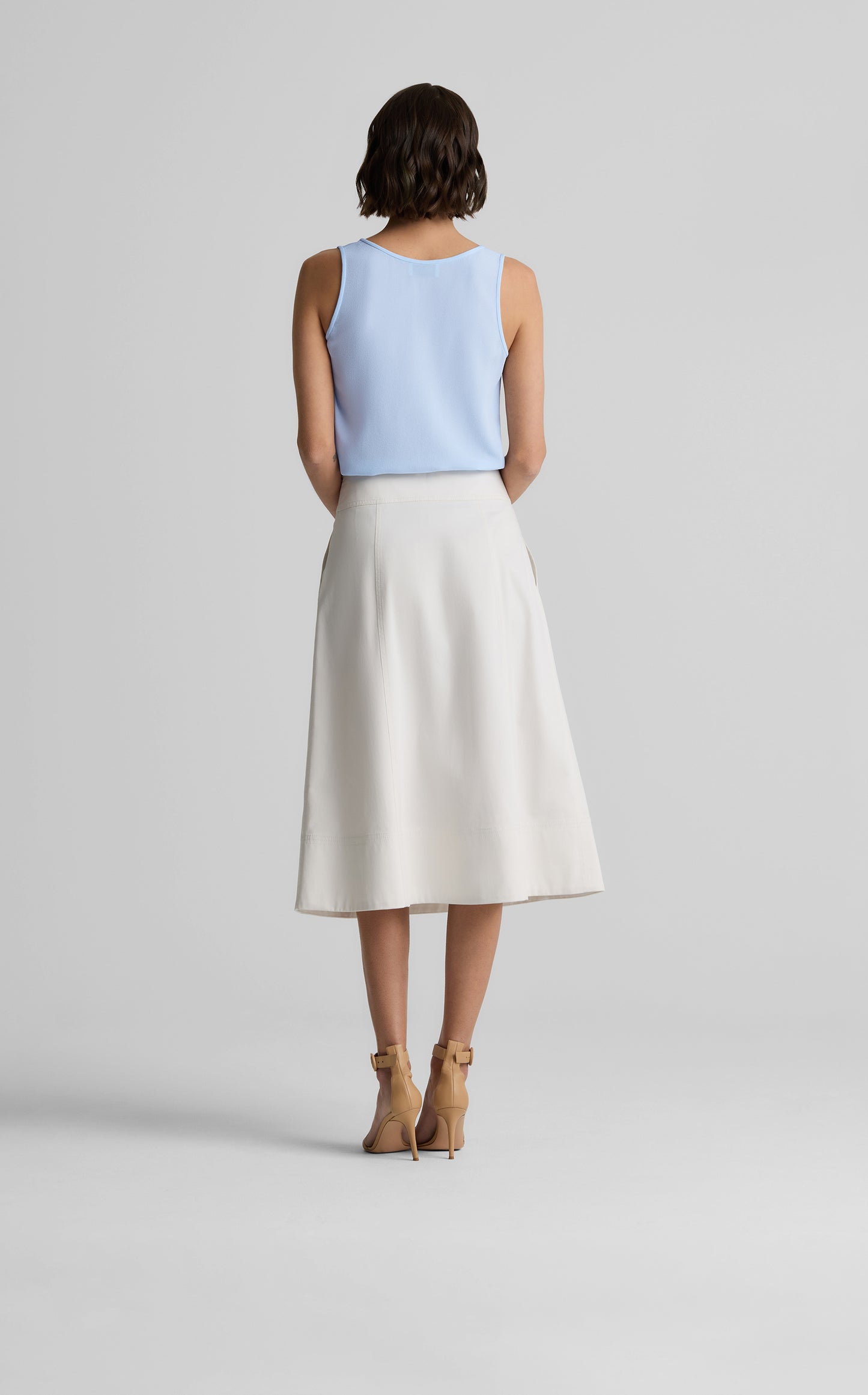 Vanessa Shell in Silk Crepe