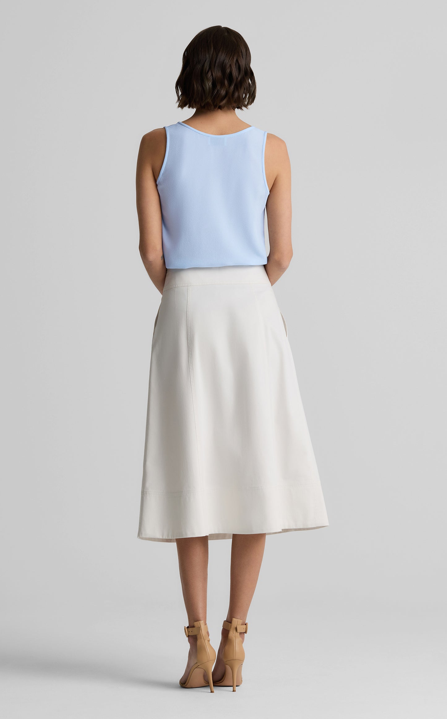 Vanessa Shell in Silk Crepe