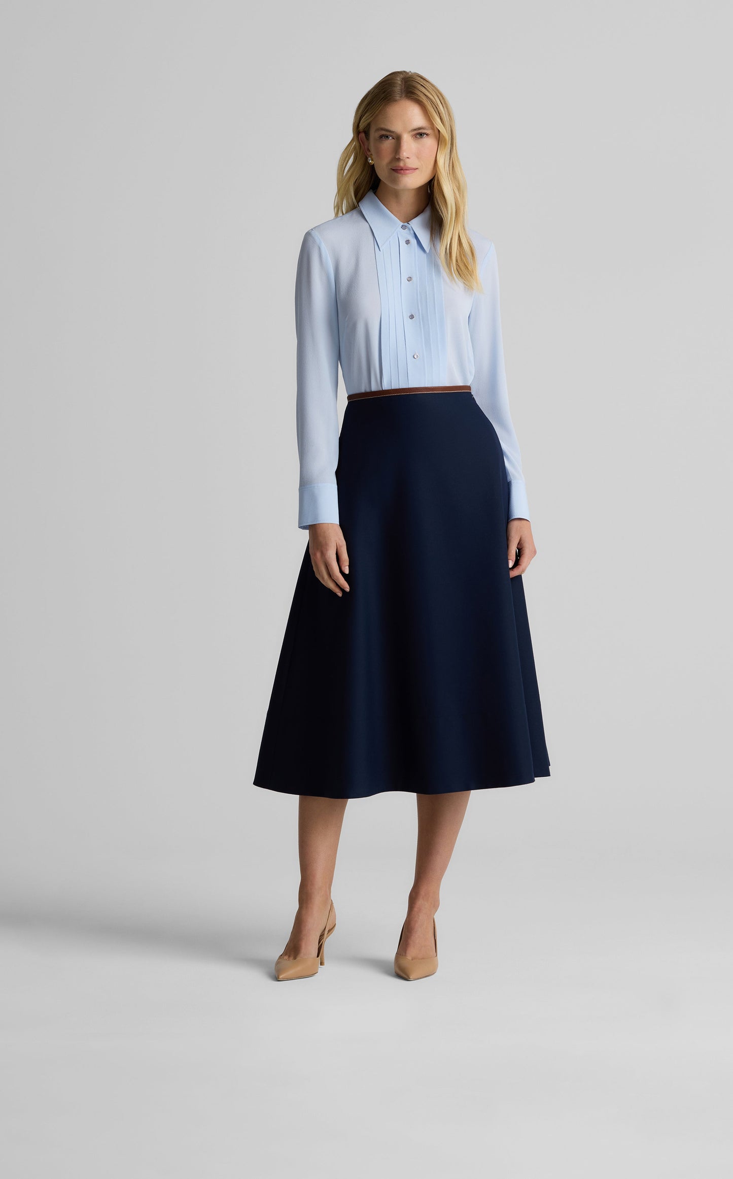 Maya Top in Silk Crepe