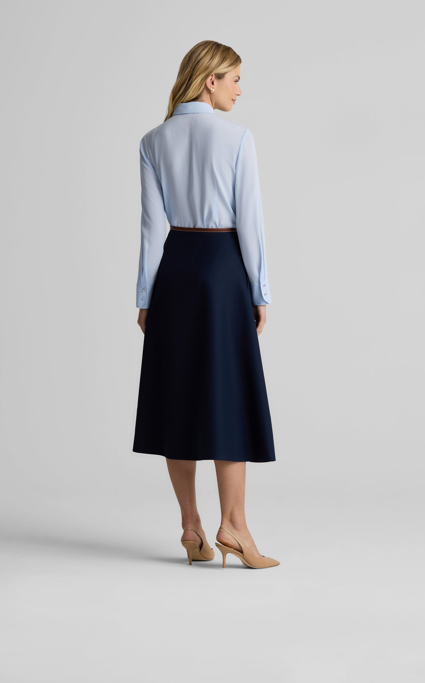 Maya Top in Silk Crepe