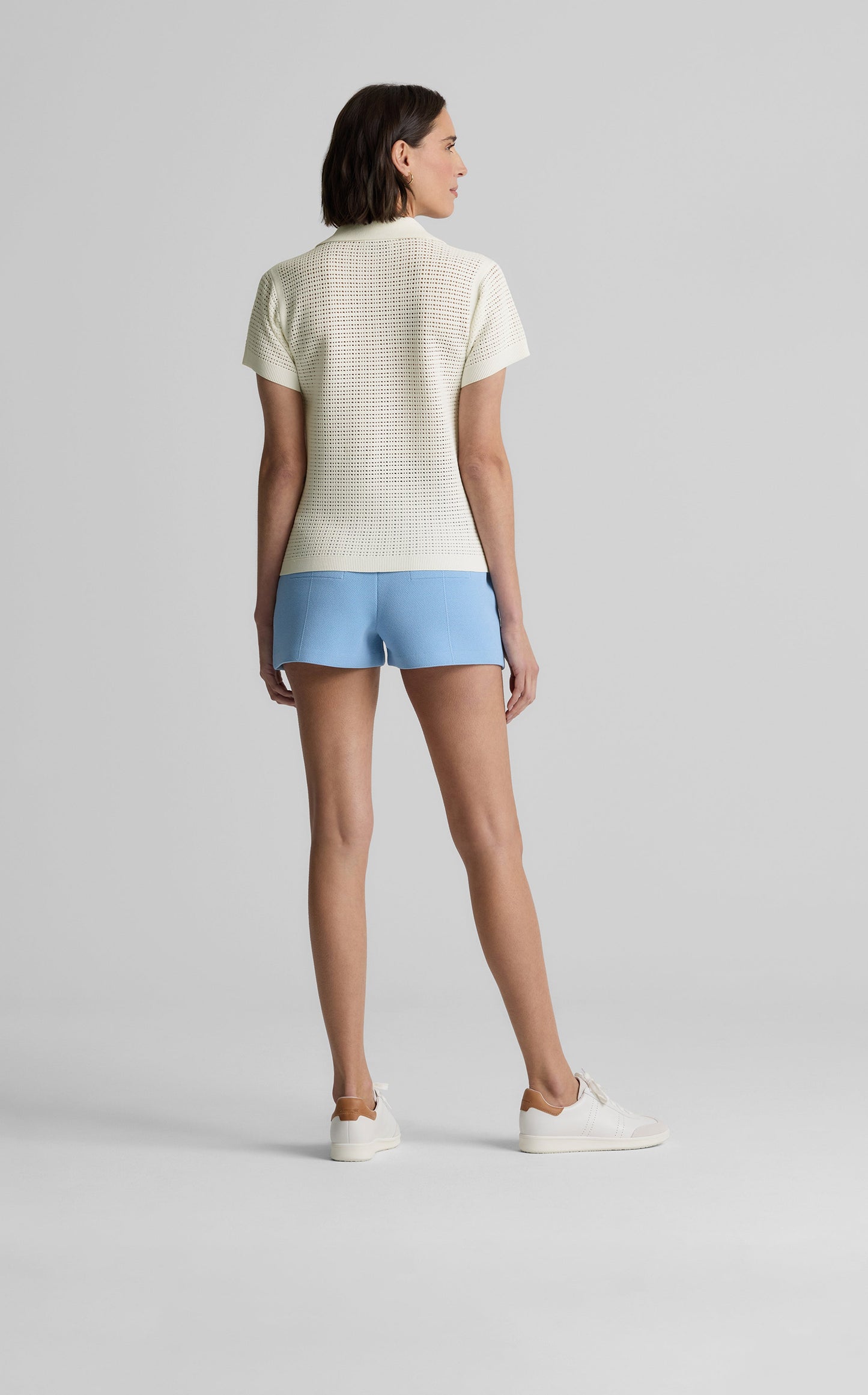 Sydney Top in St. John x Malbon Open Knit