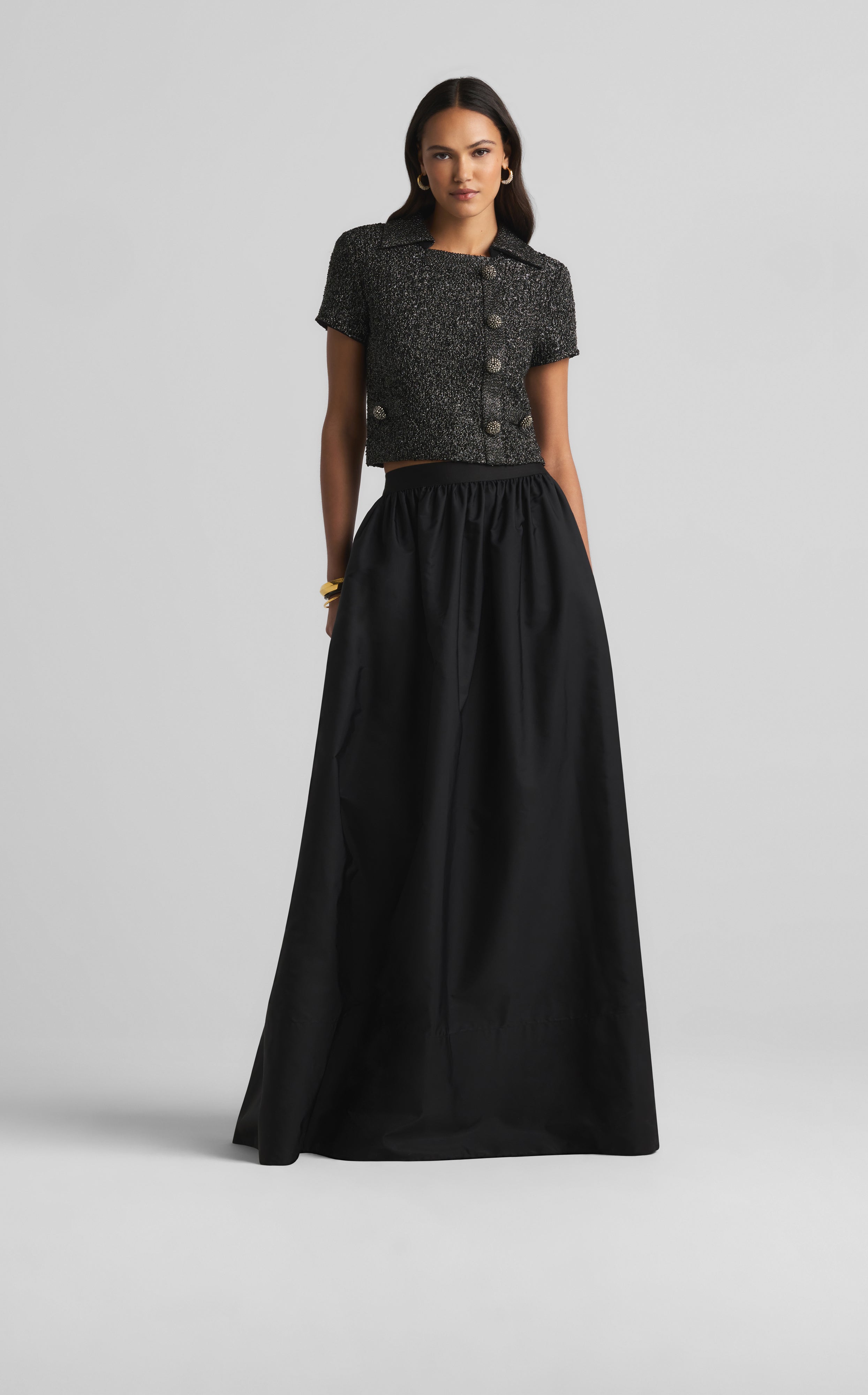Sequin Lurex Knit Evening Top – St. John Knits