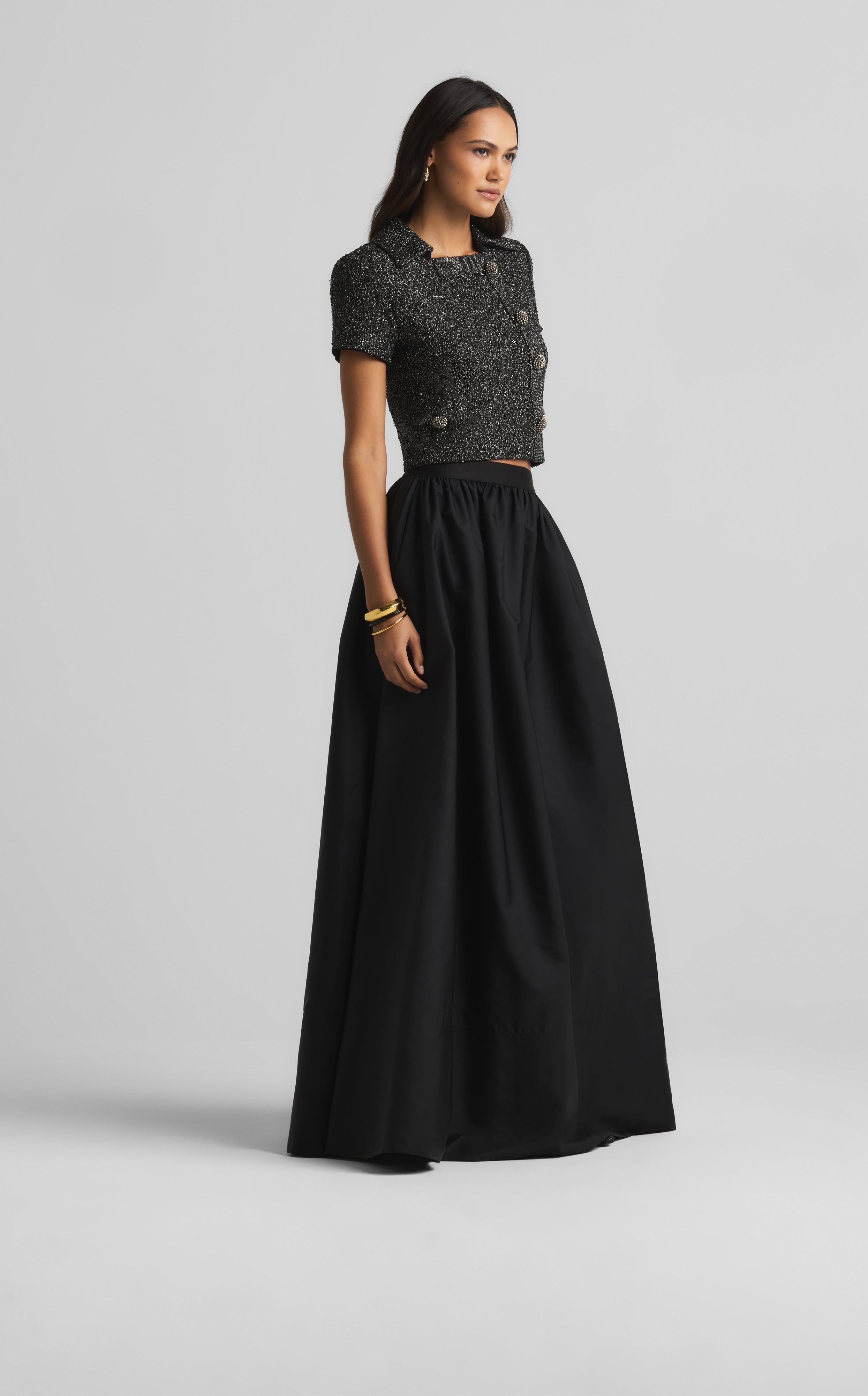 Sequin Lurex Knit Evening Top – St. John Knits