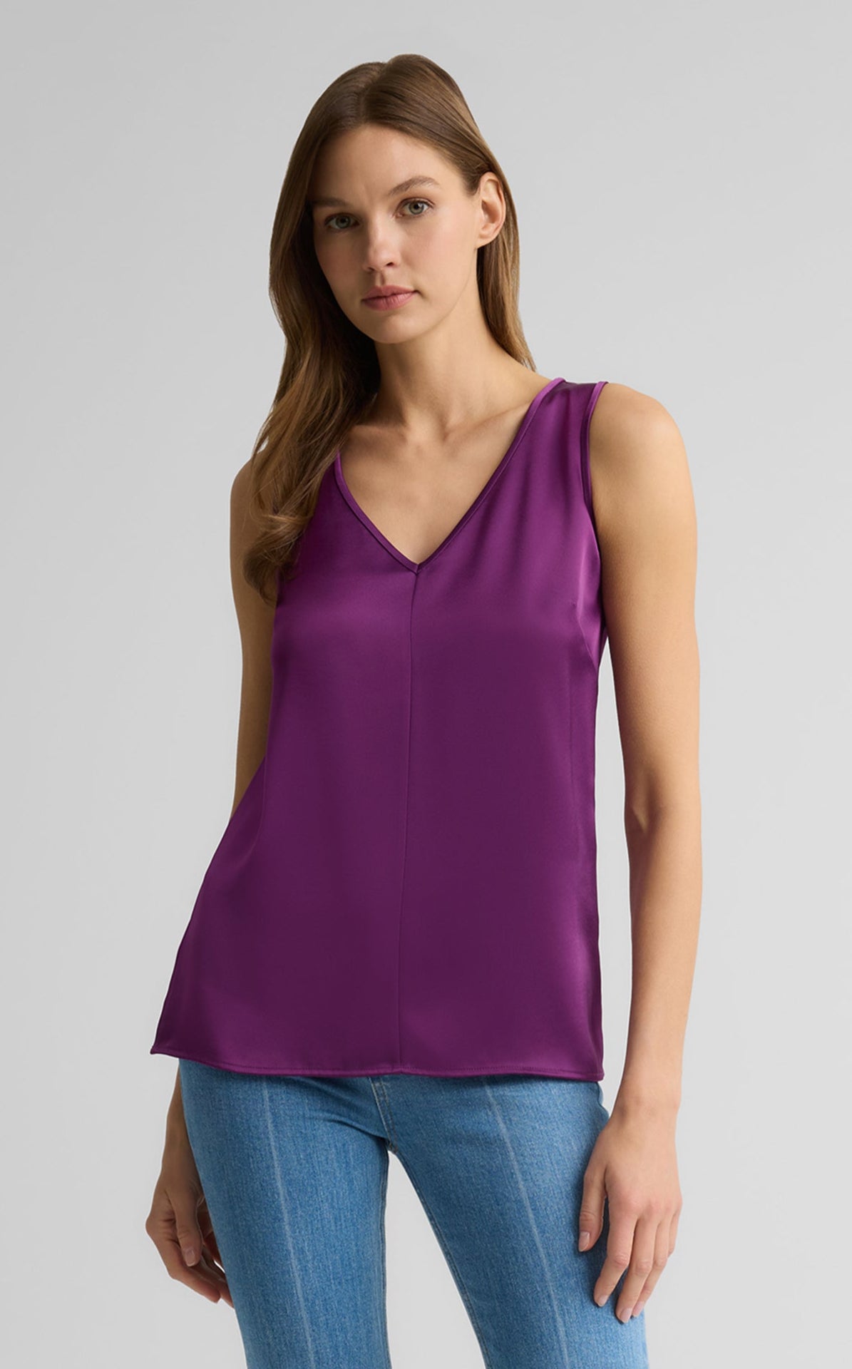 Vera Top in Liquid Satin