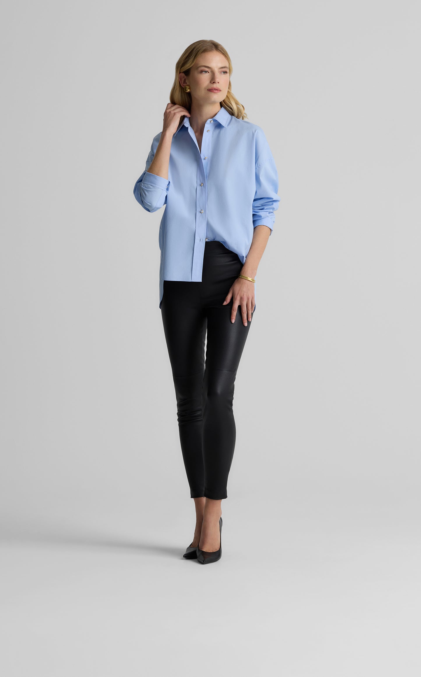 Sharon Blouse In Cotton Poplin