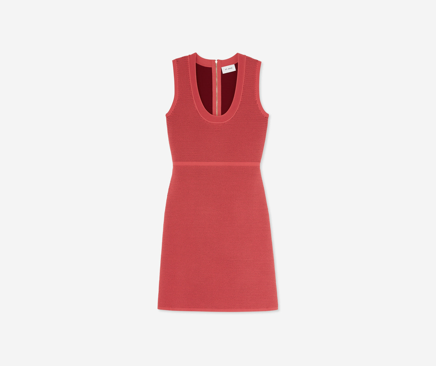 Bi-Tonal Stretch Knit Dress