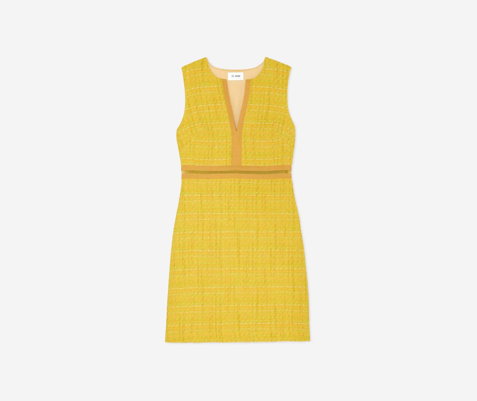 Lurex Tweed Sleeveless Dress
