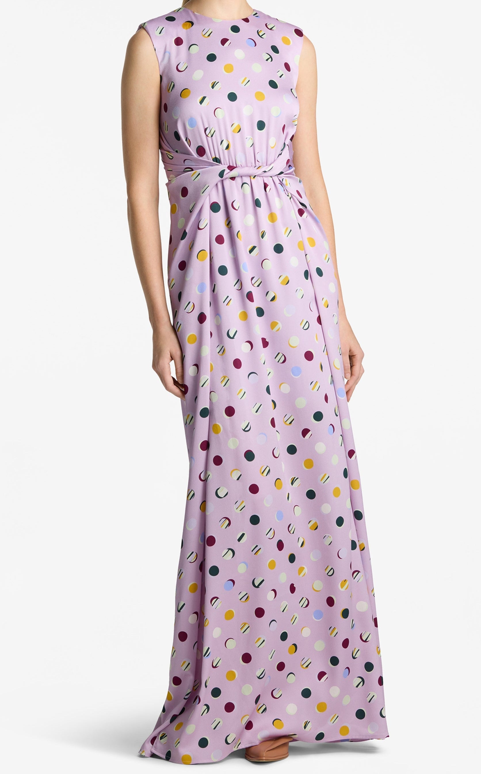 Small Collage Dot Maxi Dress