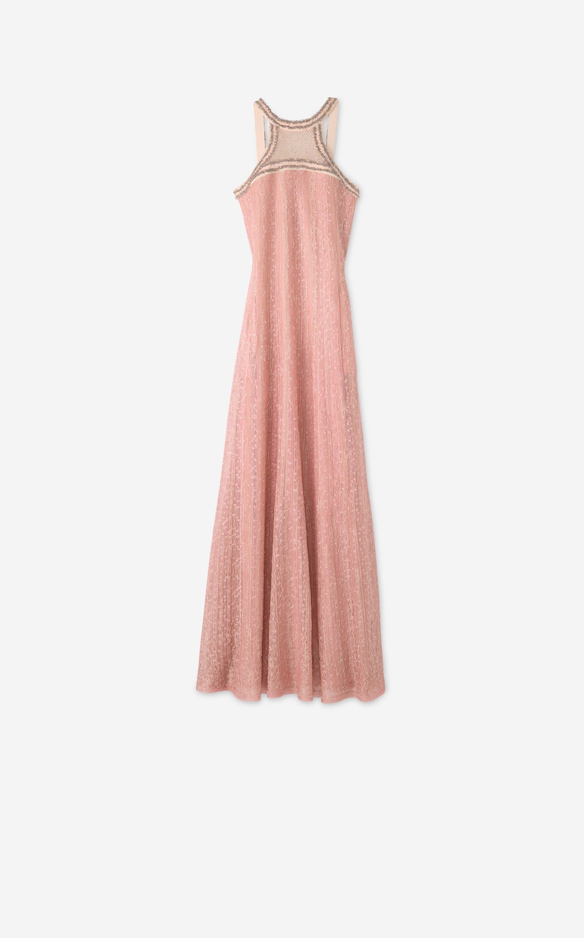 Rhinestone Mesh Knit Dress