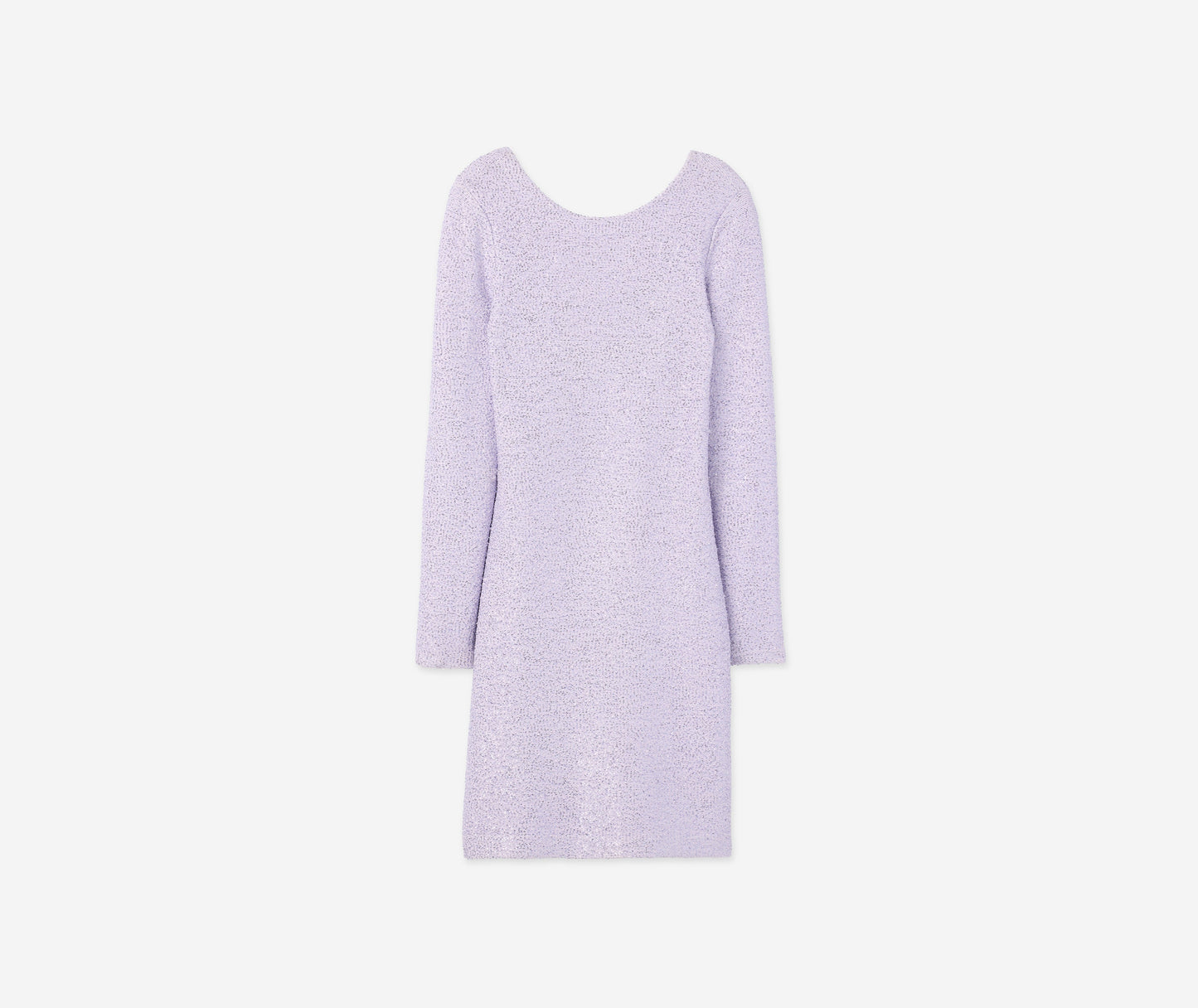 Sequin Knit Long Sleeve Dress