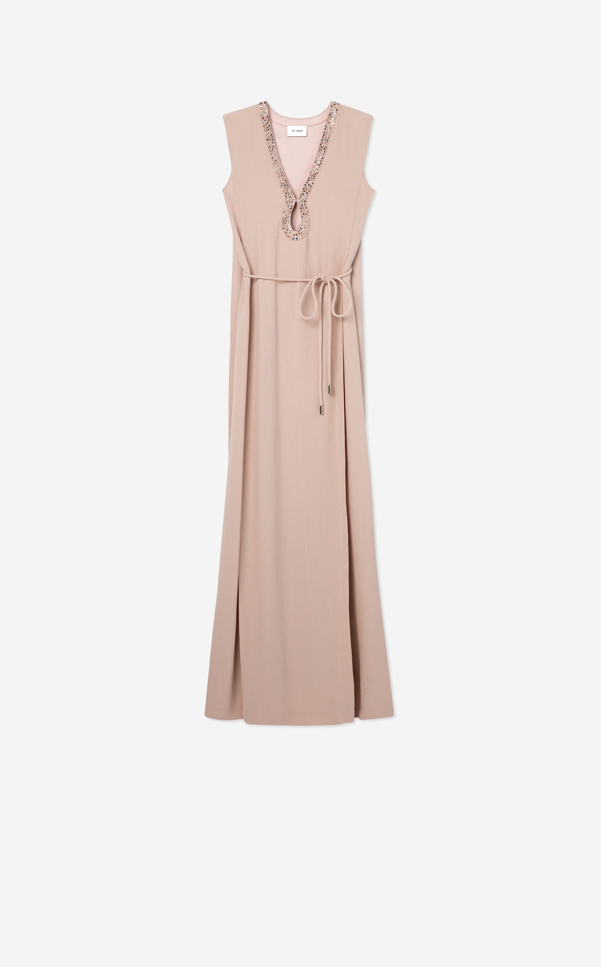 Hammered Satin Gown