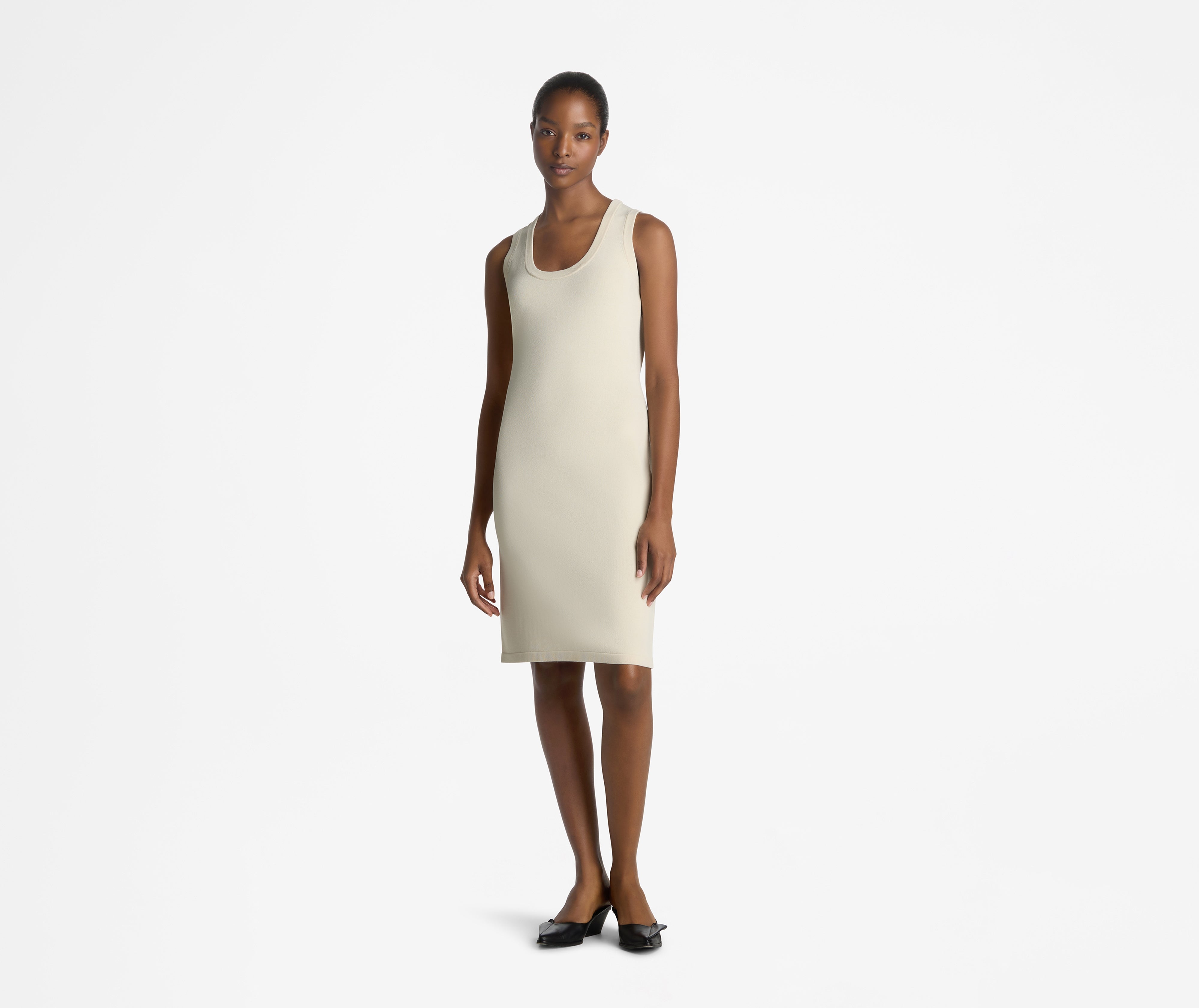 Santiago Knit Scoop Neck Dress – St. John Knits