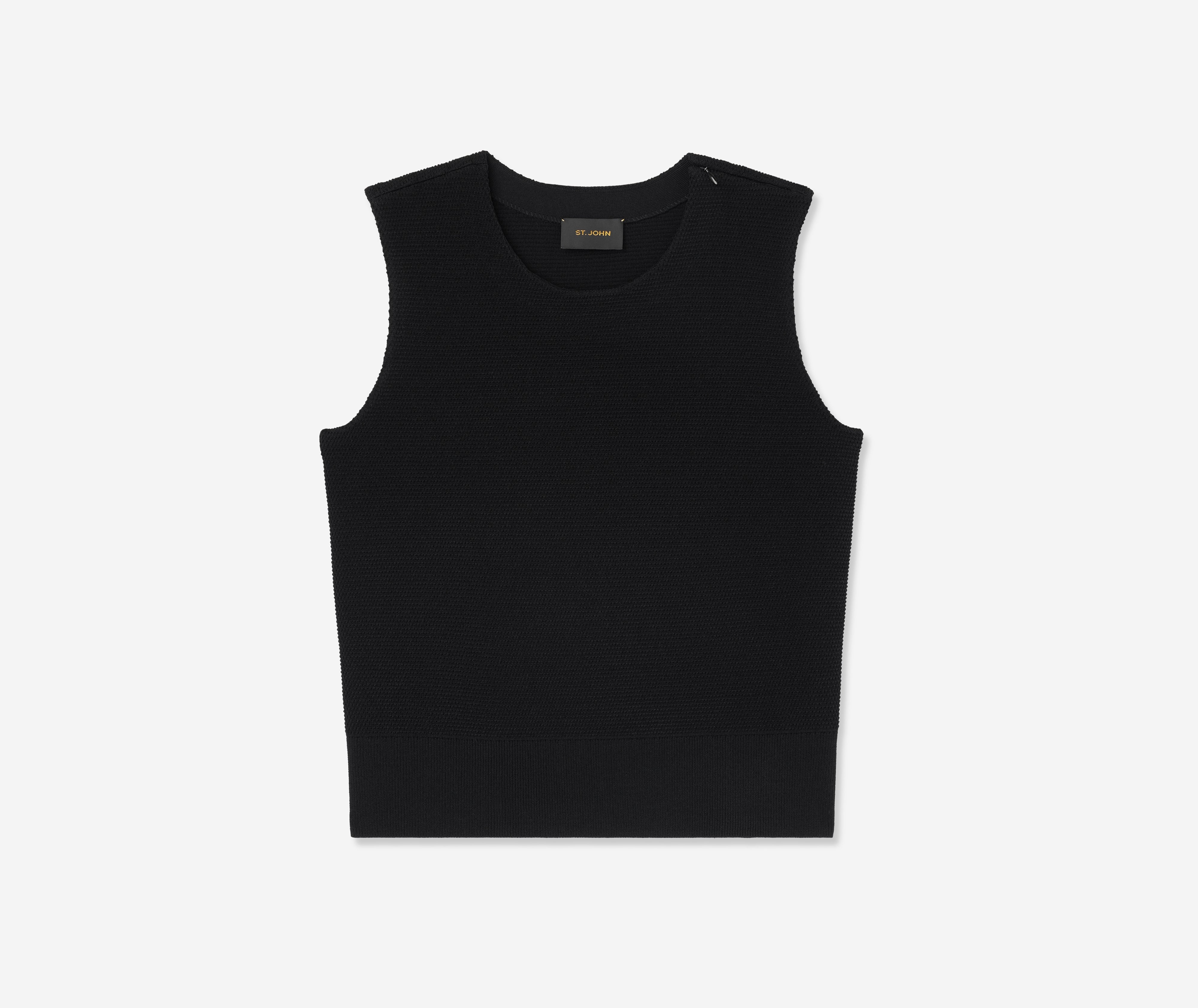 ella selectshop cotton pique T ブラック ella selectshop cotton pique T ブラック - メルカリ
