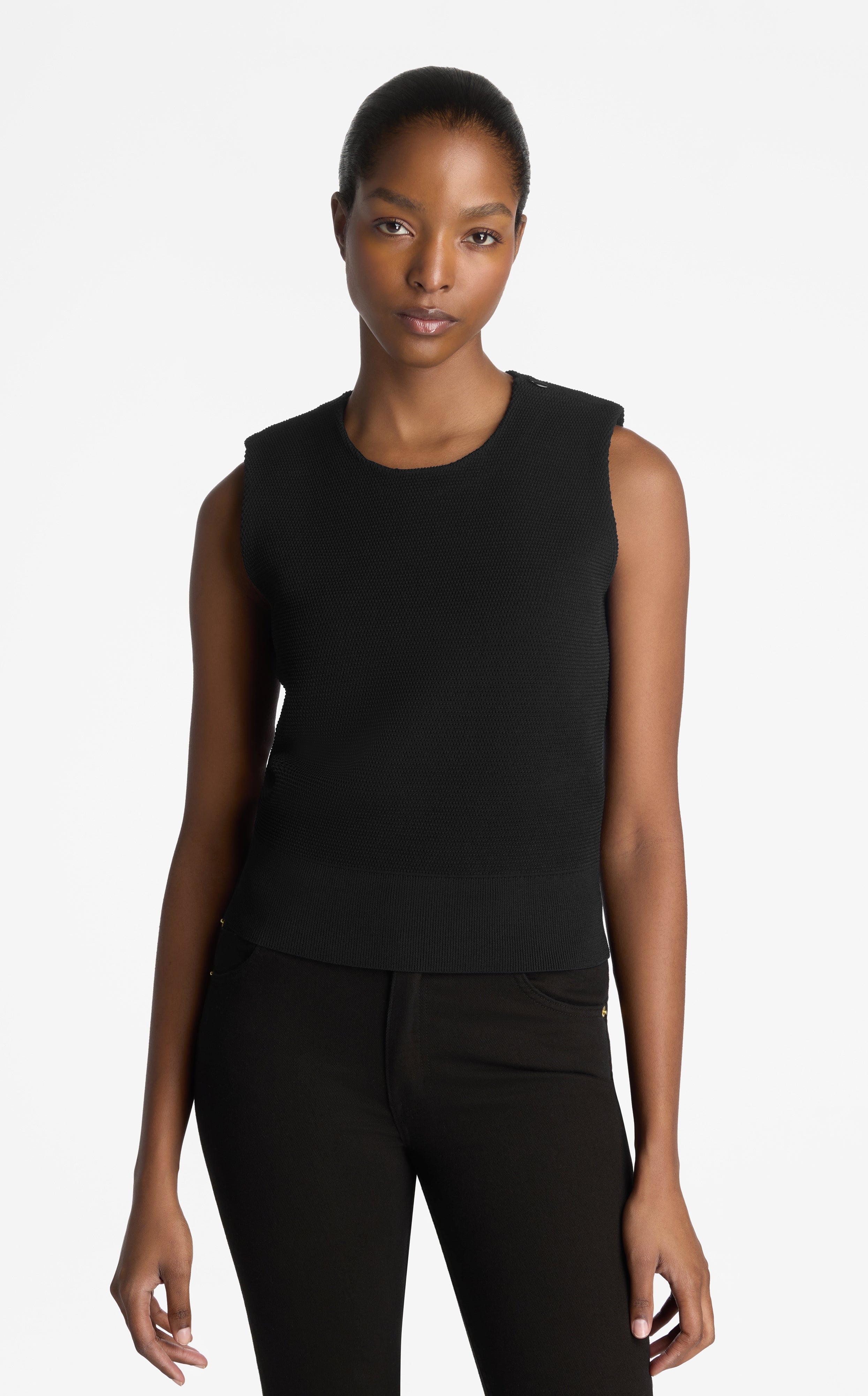 Pique Knit Shell – St. John Knits