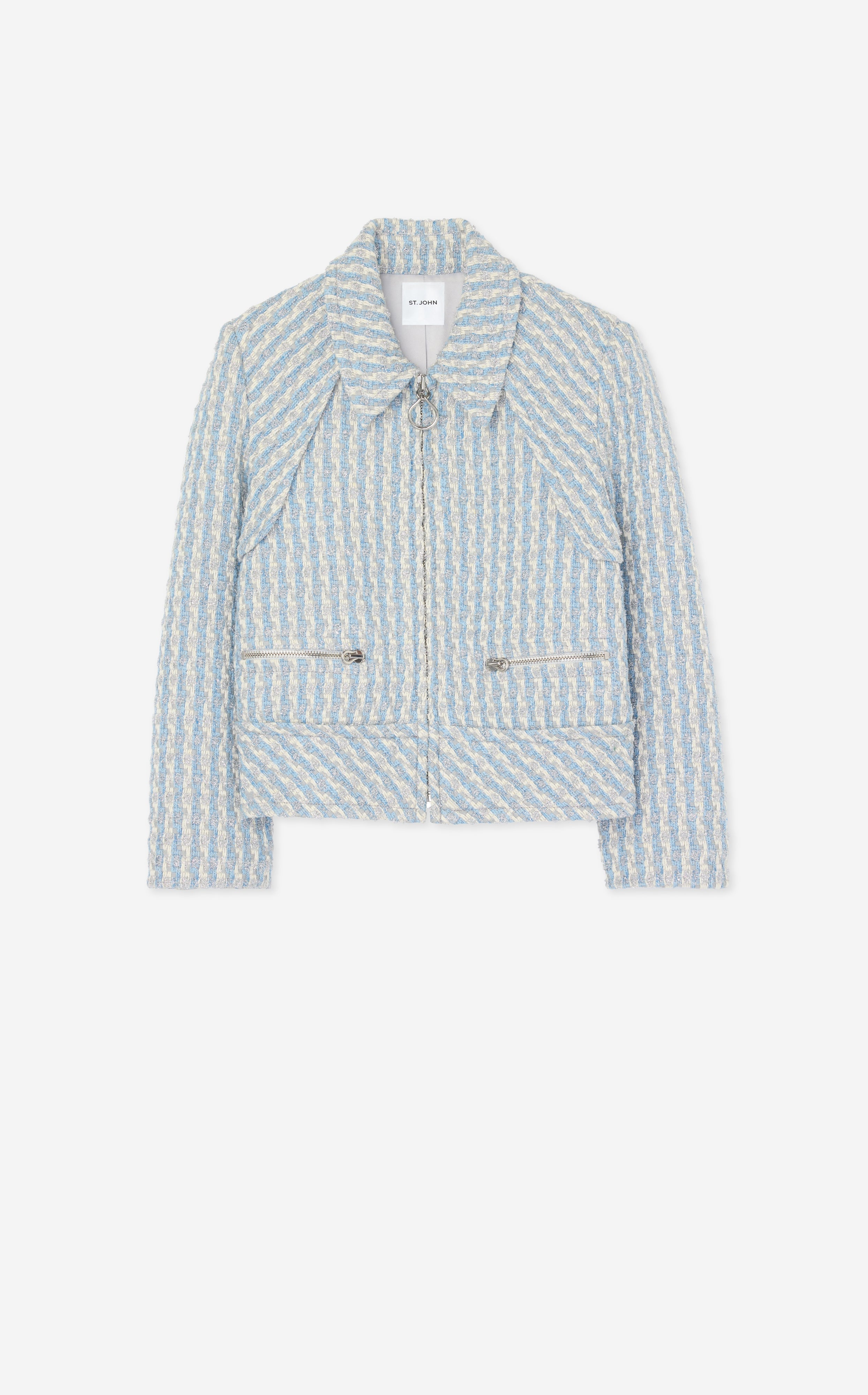 JOHN tweed collar jacket