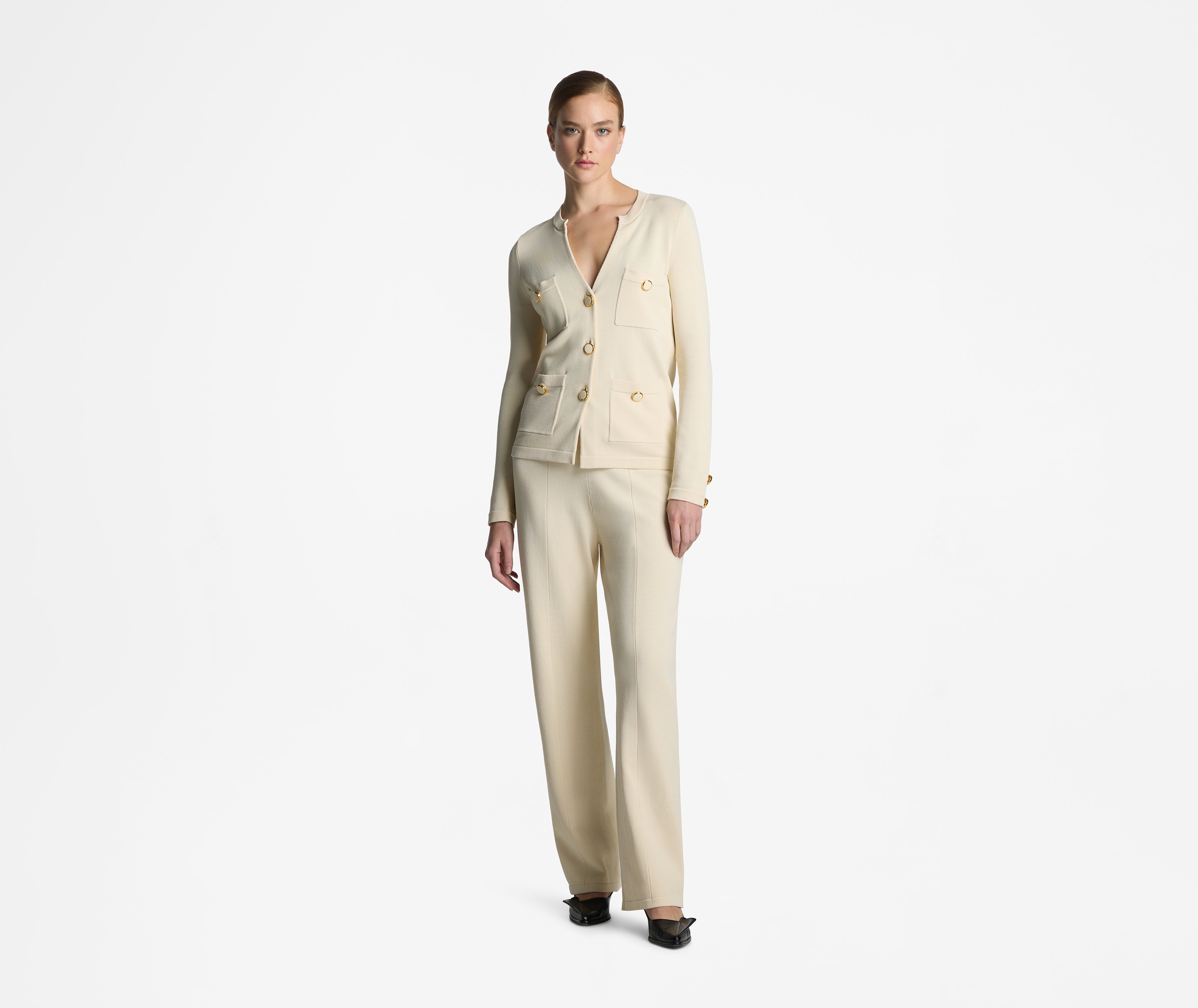 knit button jacket (wt2502) main image 1