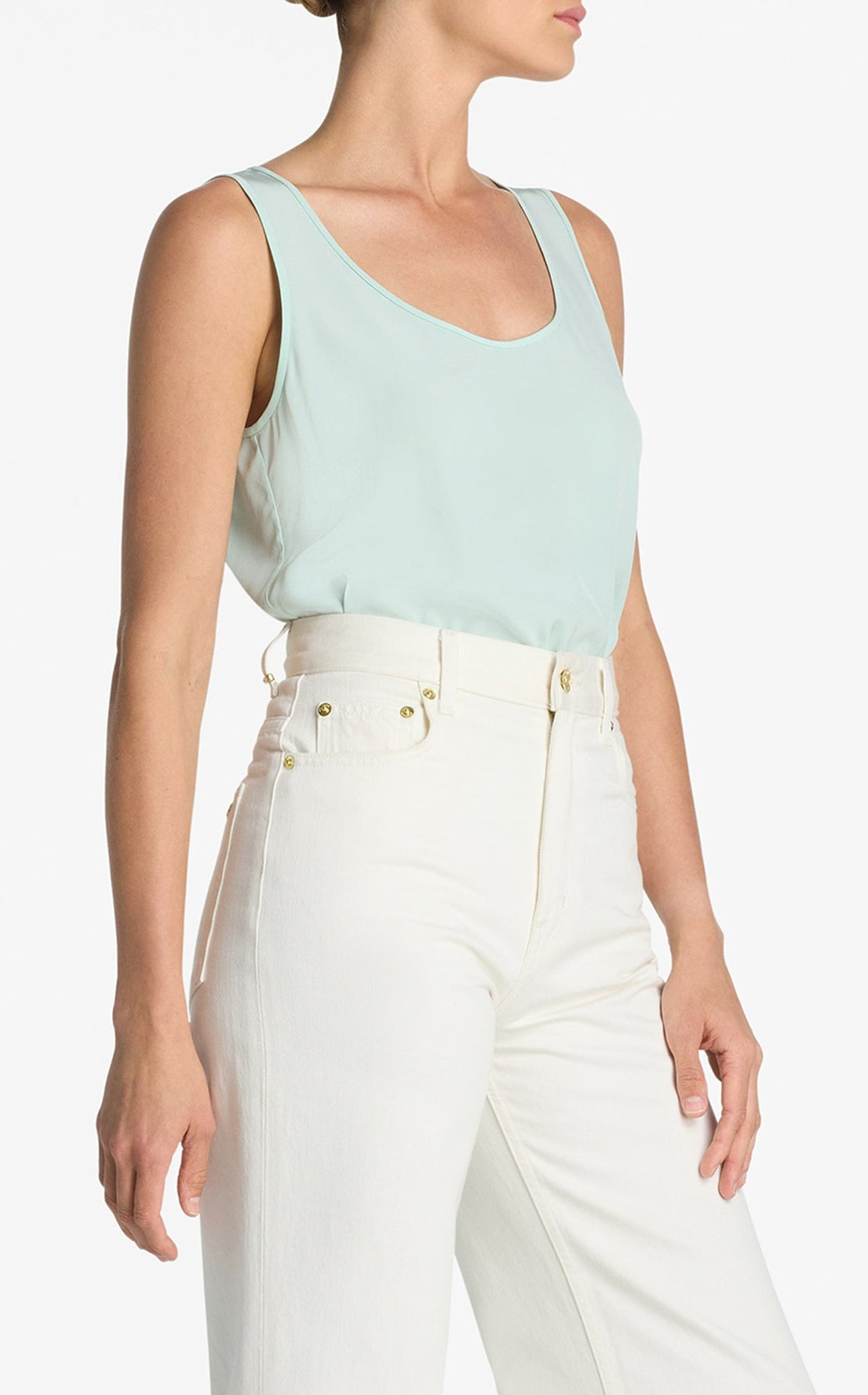 Silk Crepe De Chine Shell