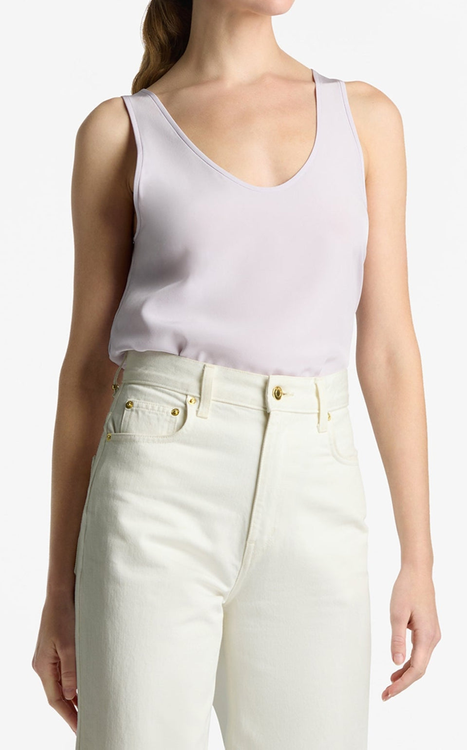 Silk Crepe De Chine Shell