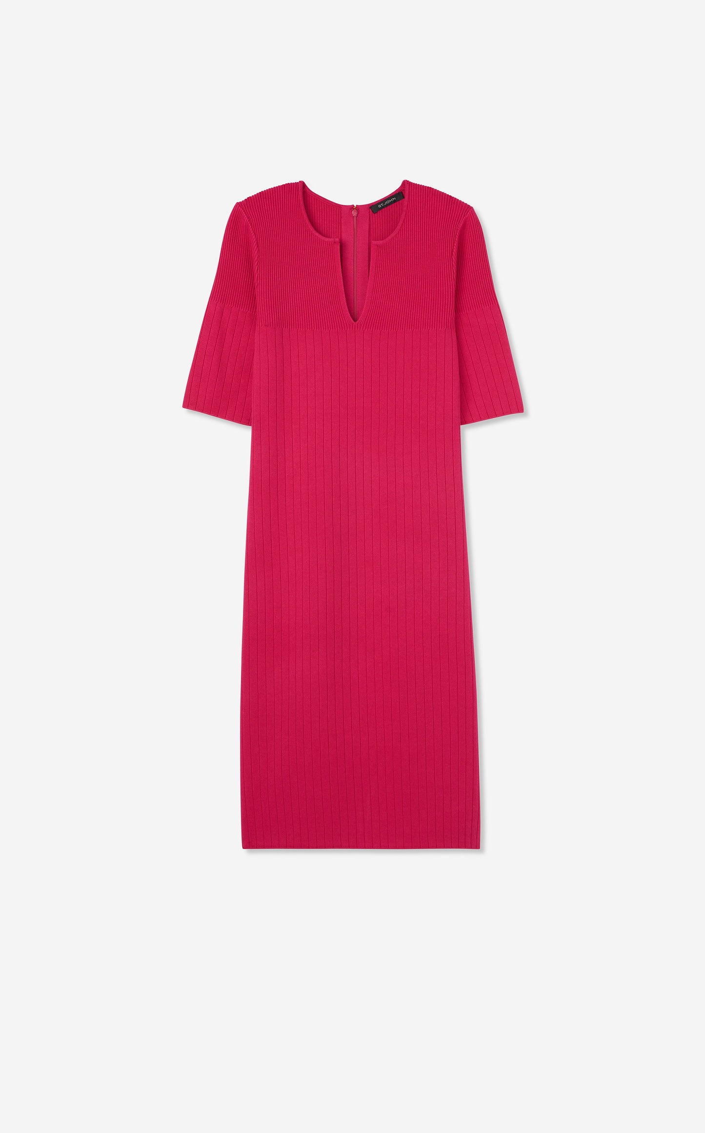 Double Rib Short Sleeve Dress
