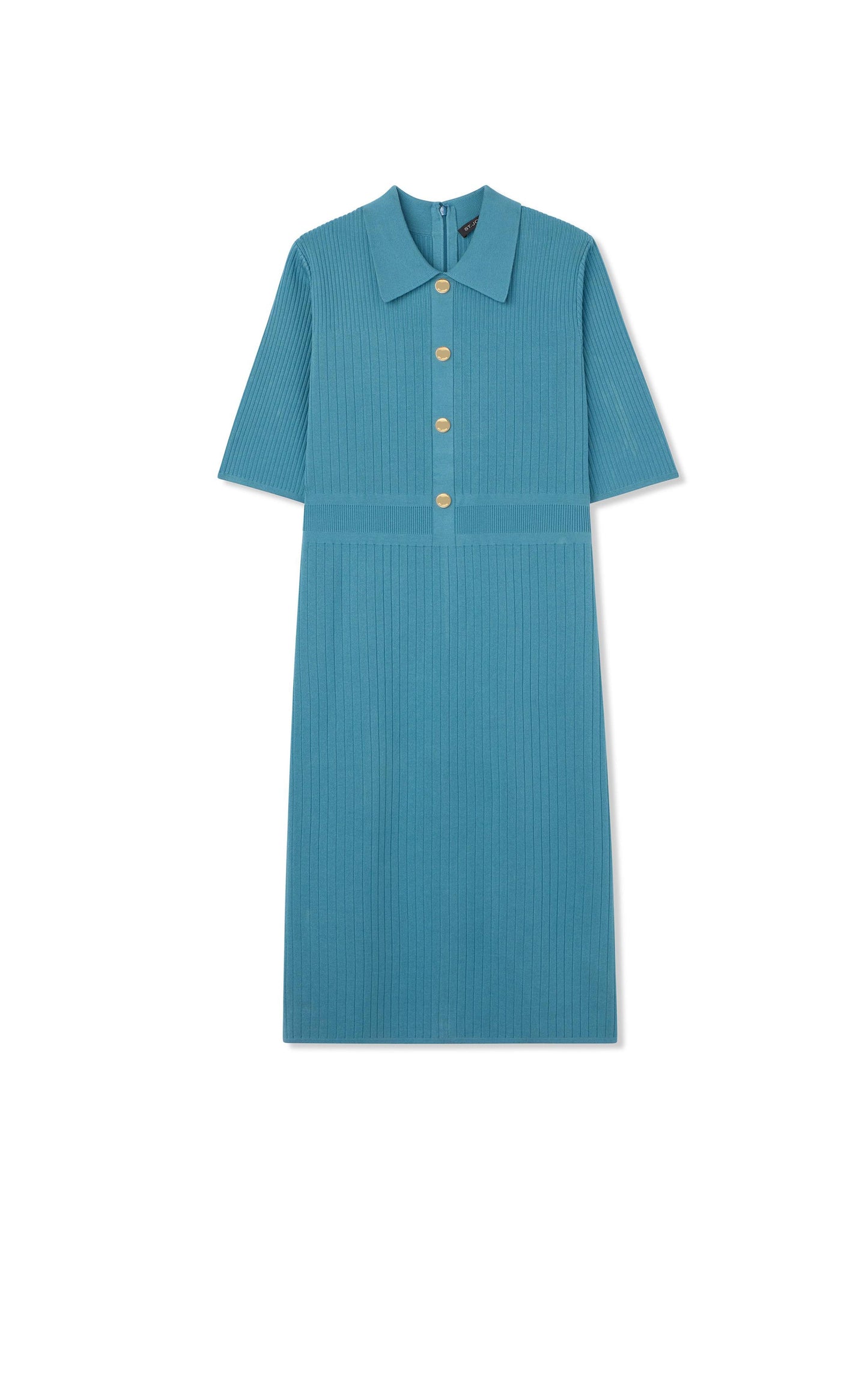 Mixed Rib Knit Dress