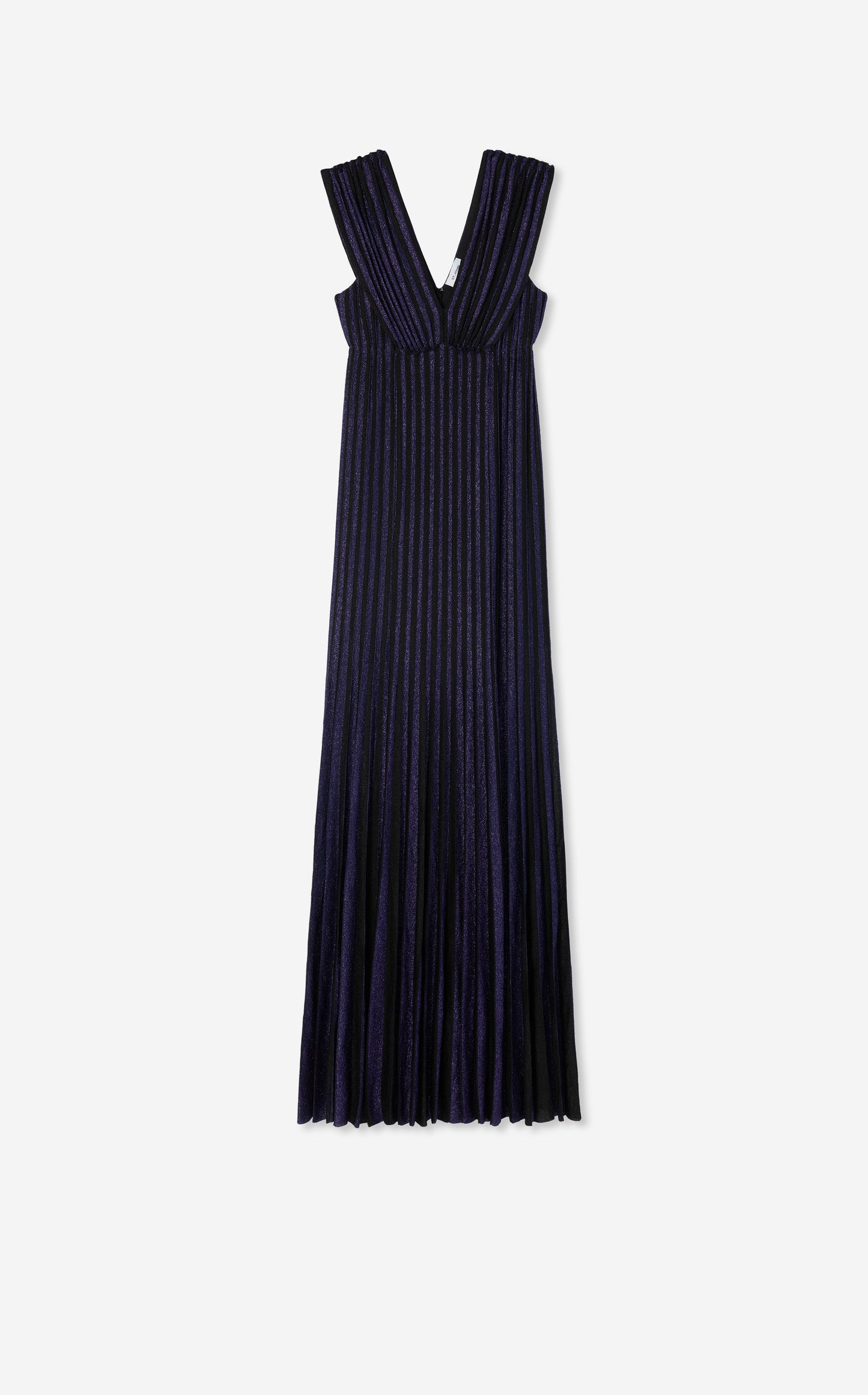Sunray Lurex Pleat Knit Gown