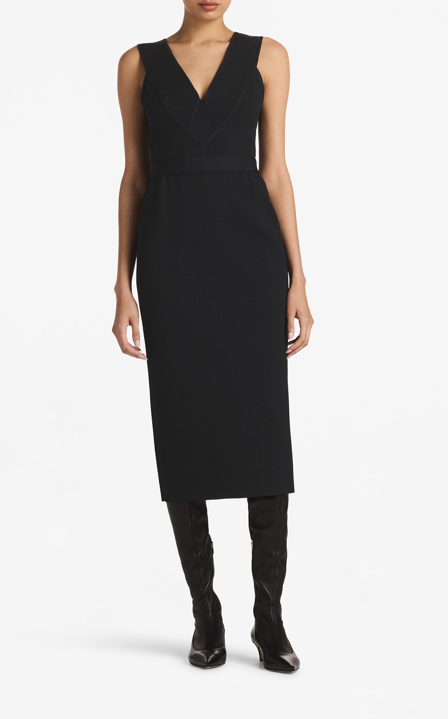 Strappy V-Neck Dress