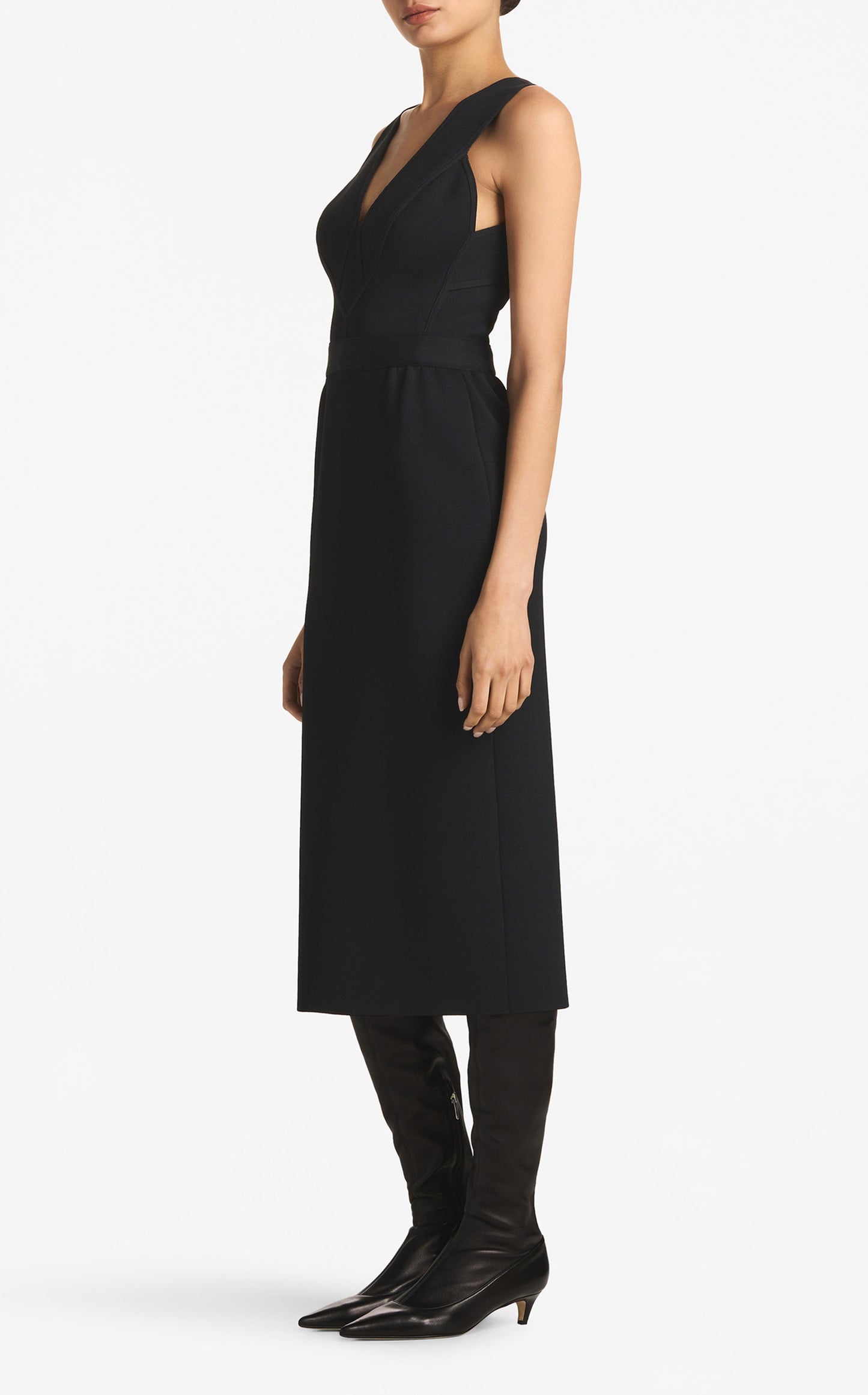 Strappy V-Neck Dress