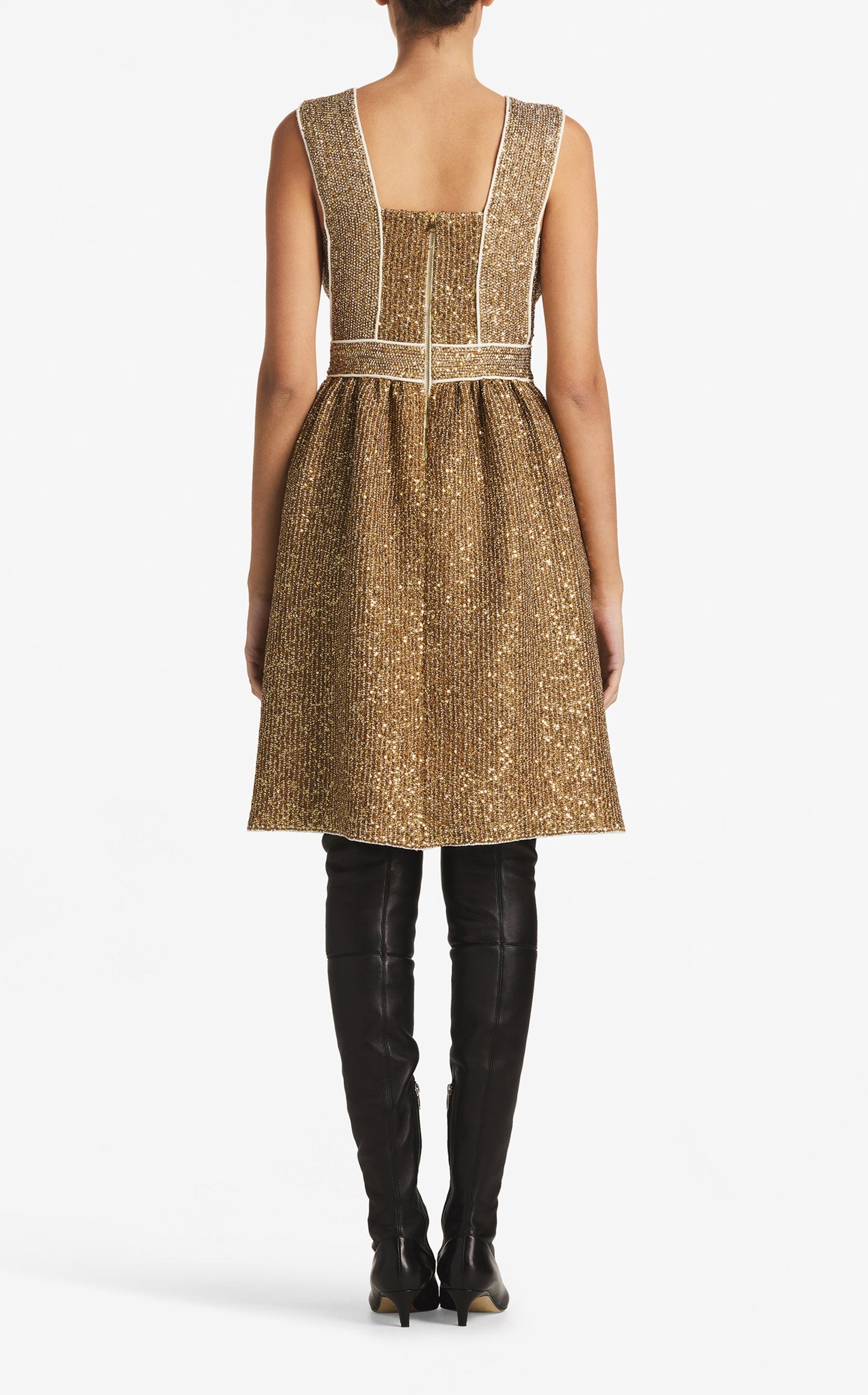 Stretch Sequin Knit Dress