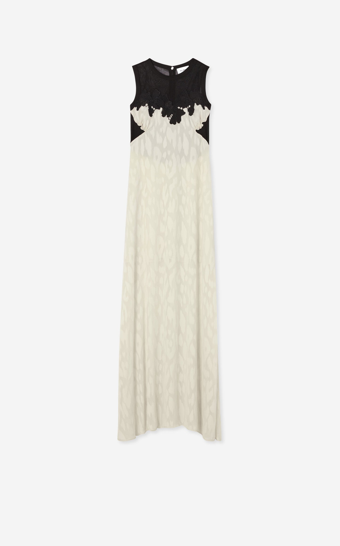 Leopard Fil Coupe Gown