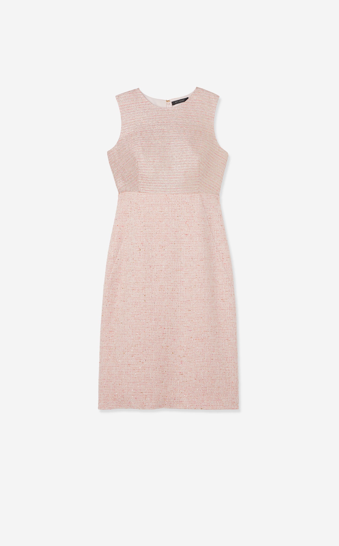 Mixed Media Sheath Dress