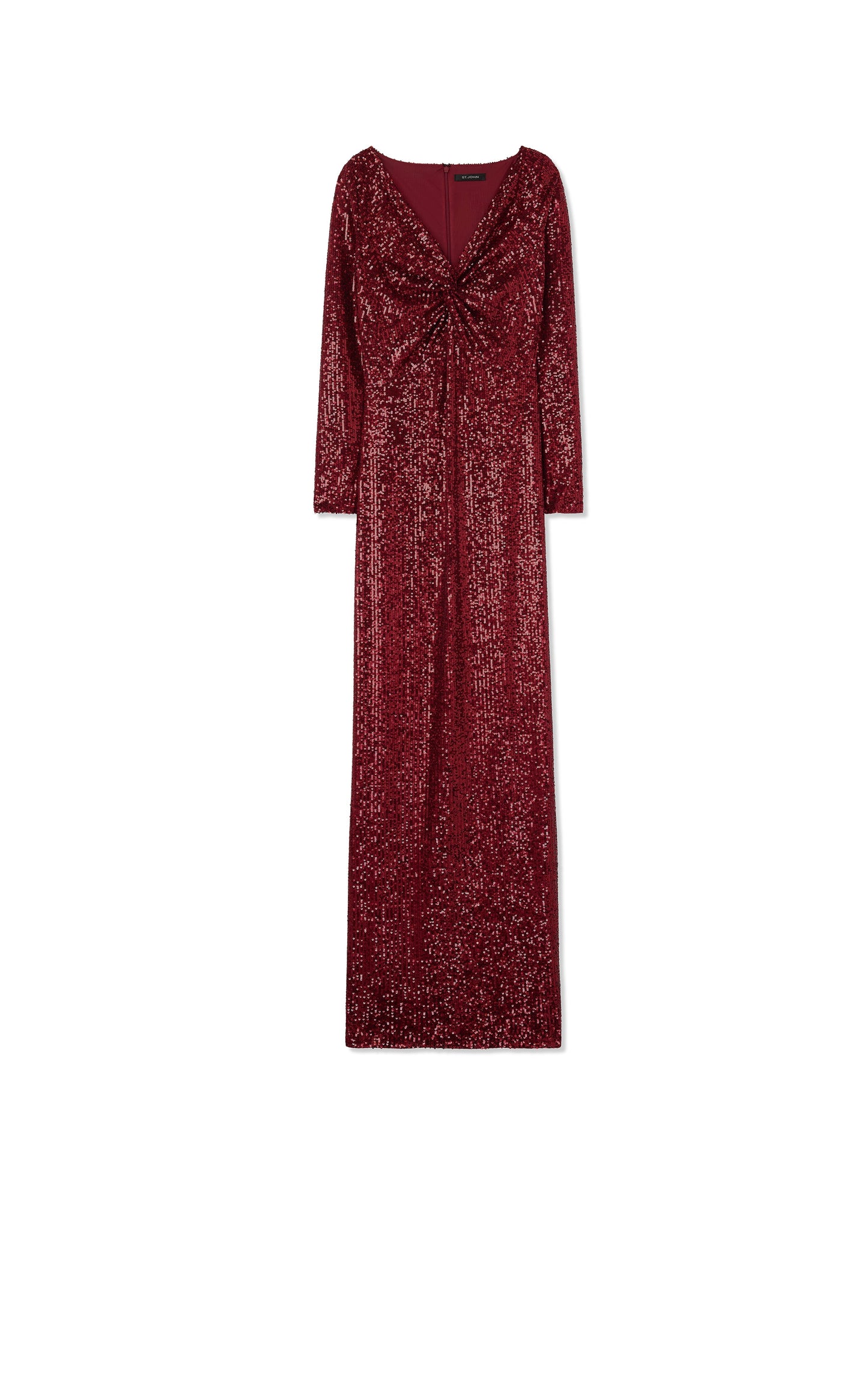 Twist Long Sleeve Gown