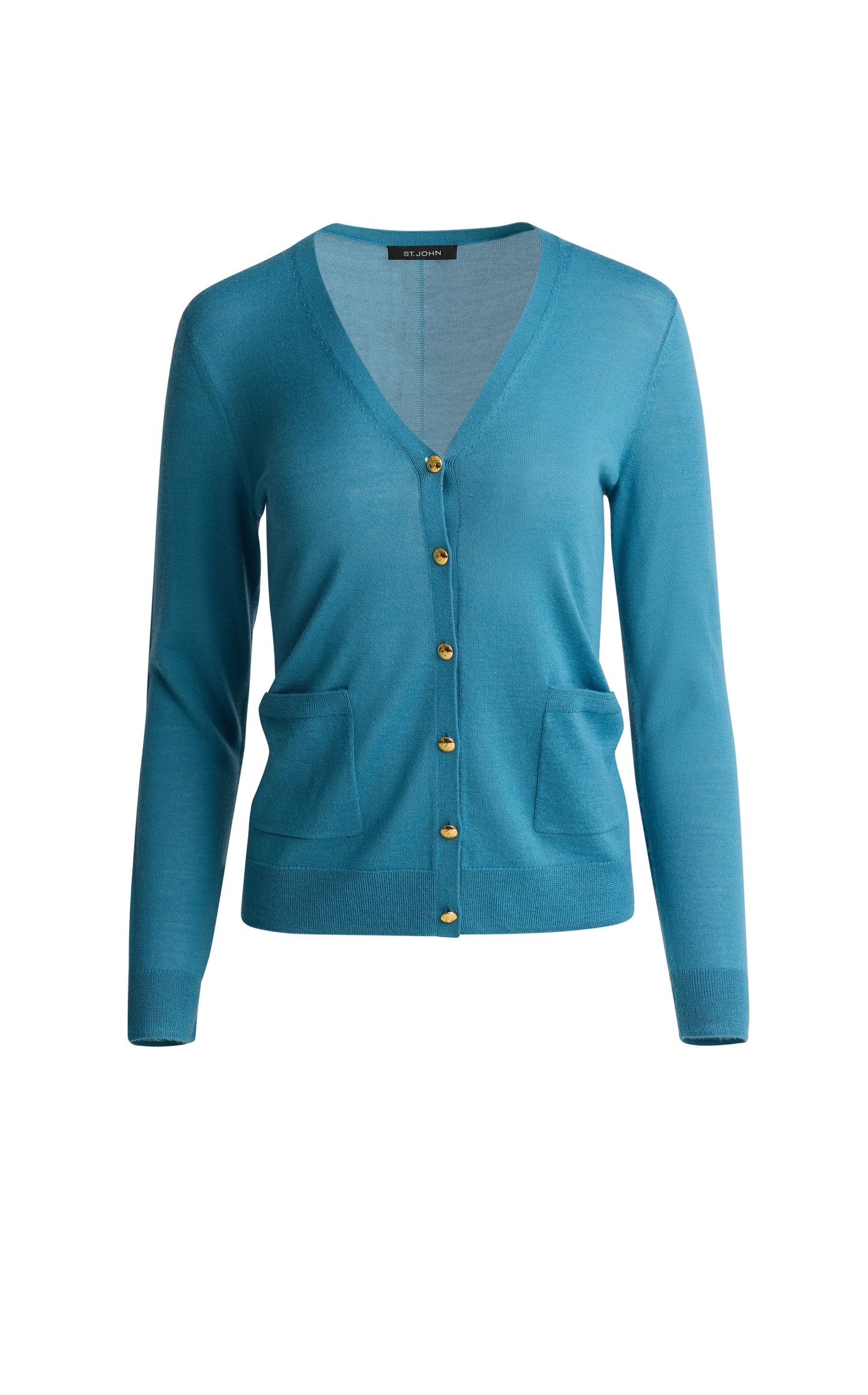 V- Neck Jersey Cardigan