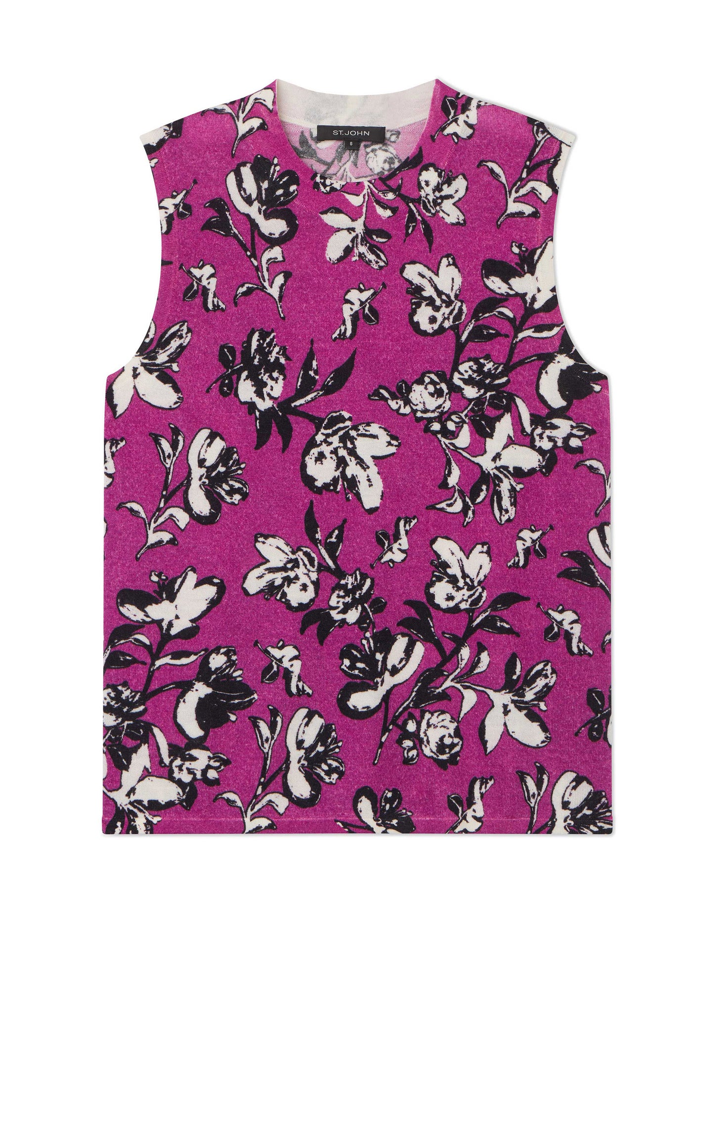 Magnolia Floral Knit Shell