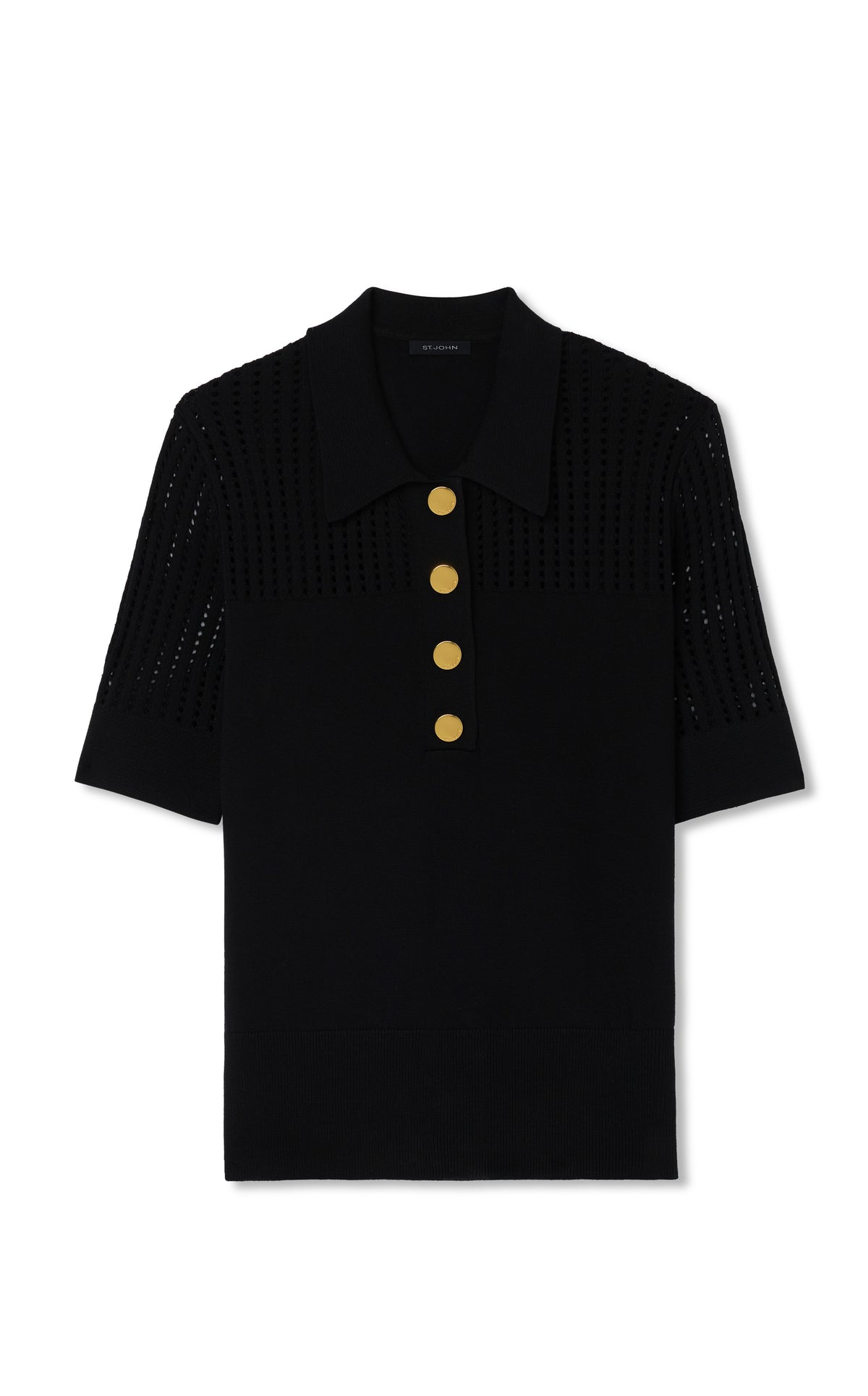Vertical Stretch Knit Sweater