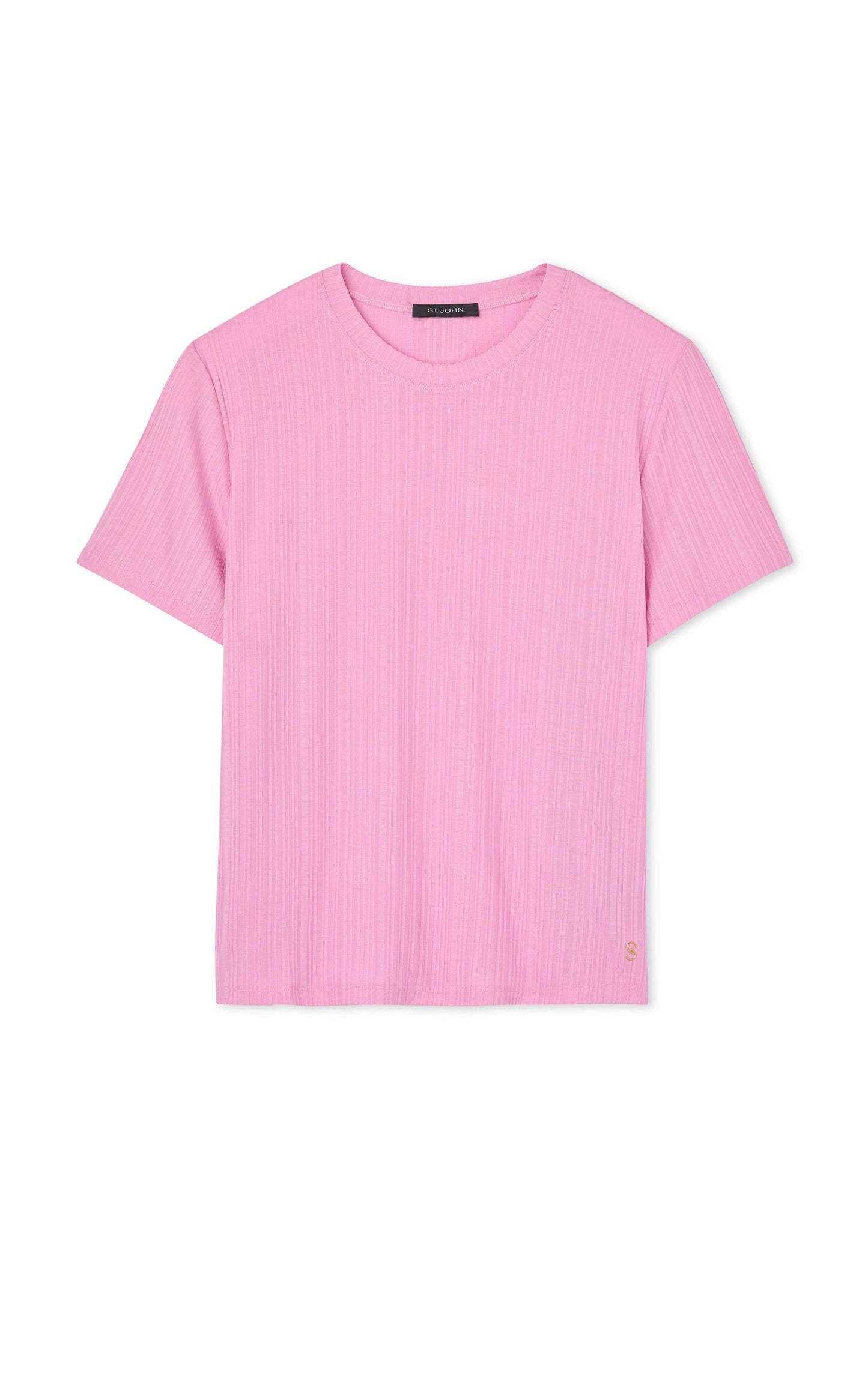 Rib Jersey Knit Tee