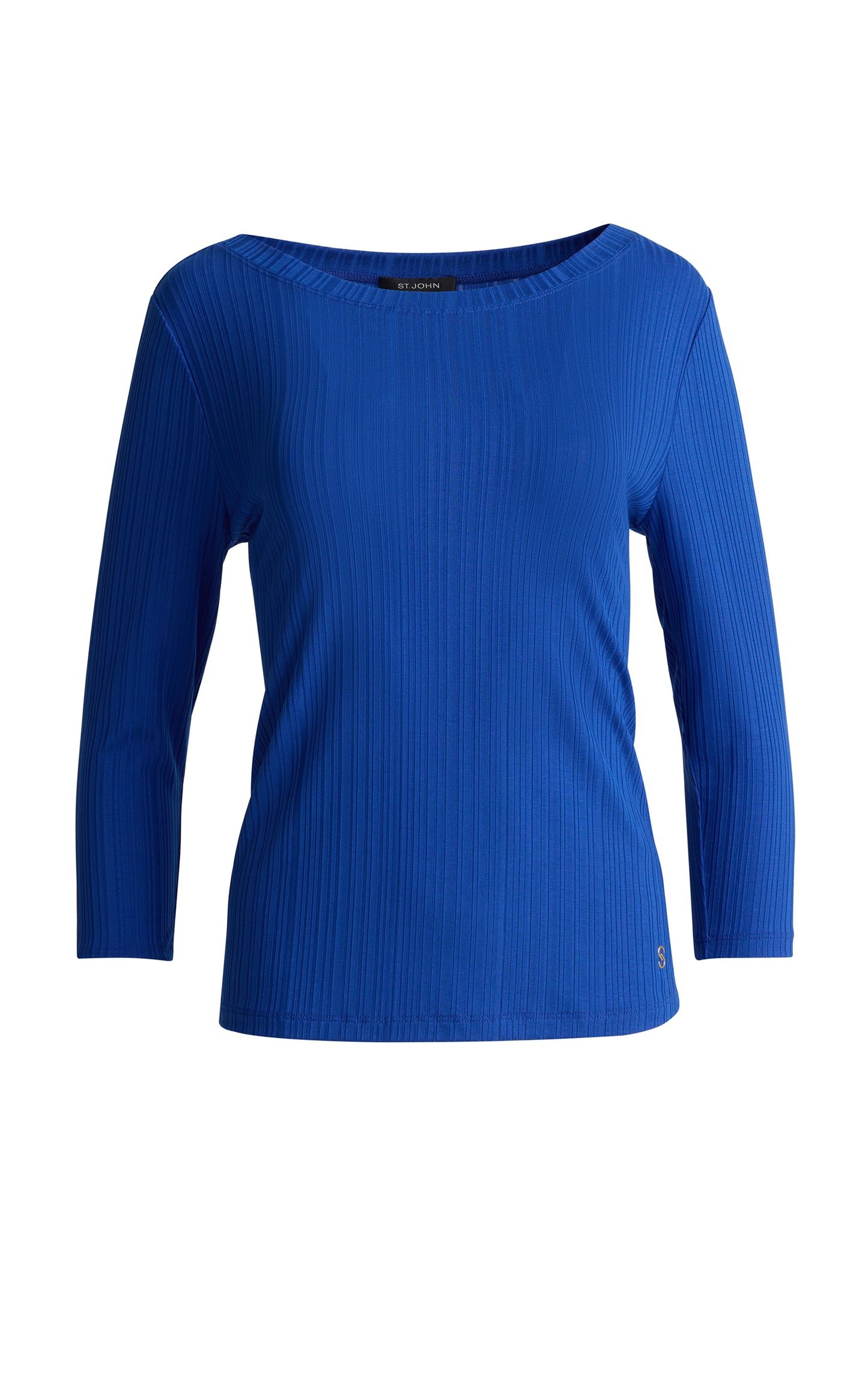 Long Sleeve Rib Jersey Knit Top