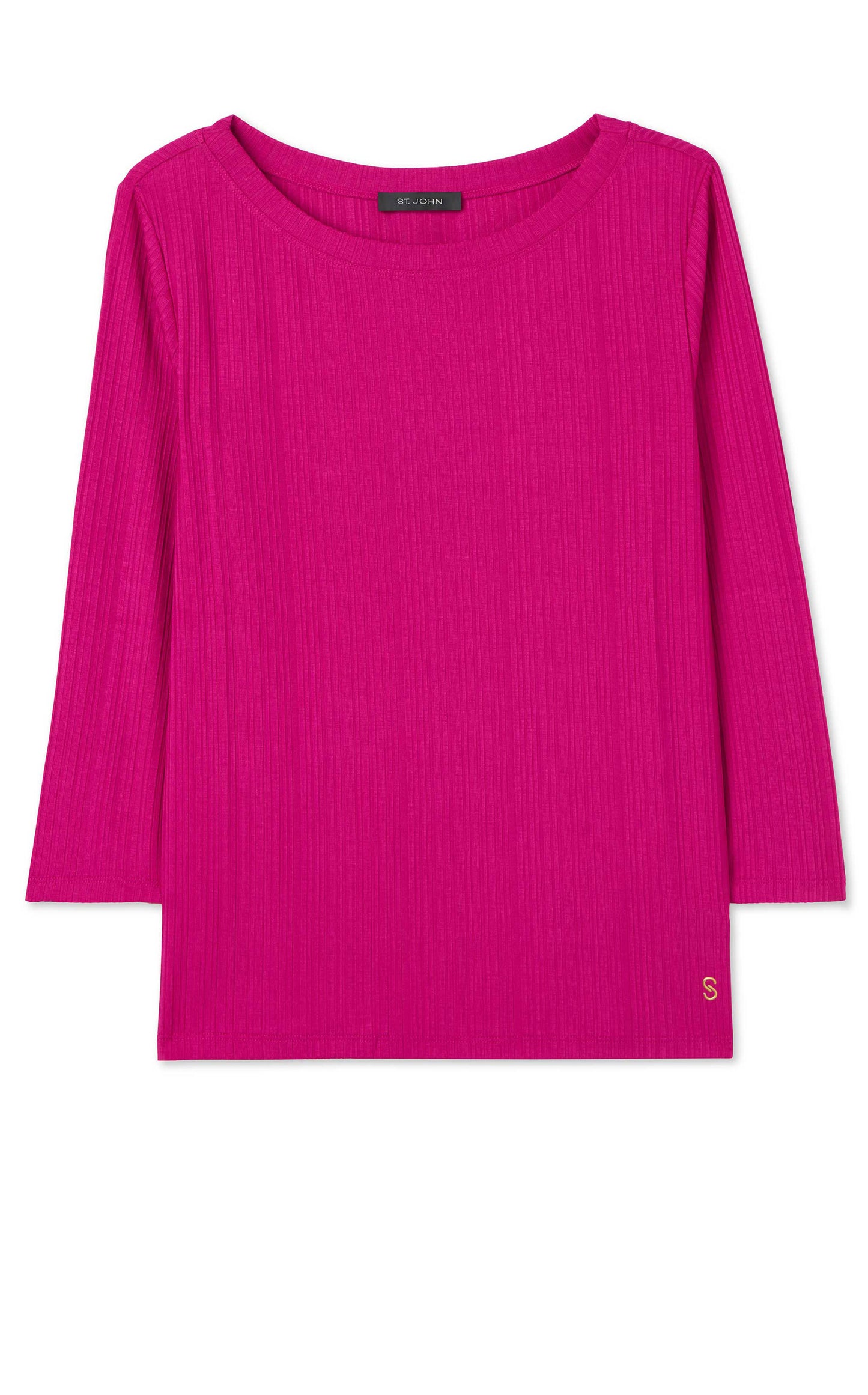Boatneck Rib Jersey Top